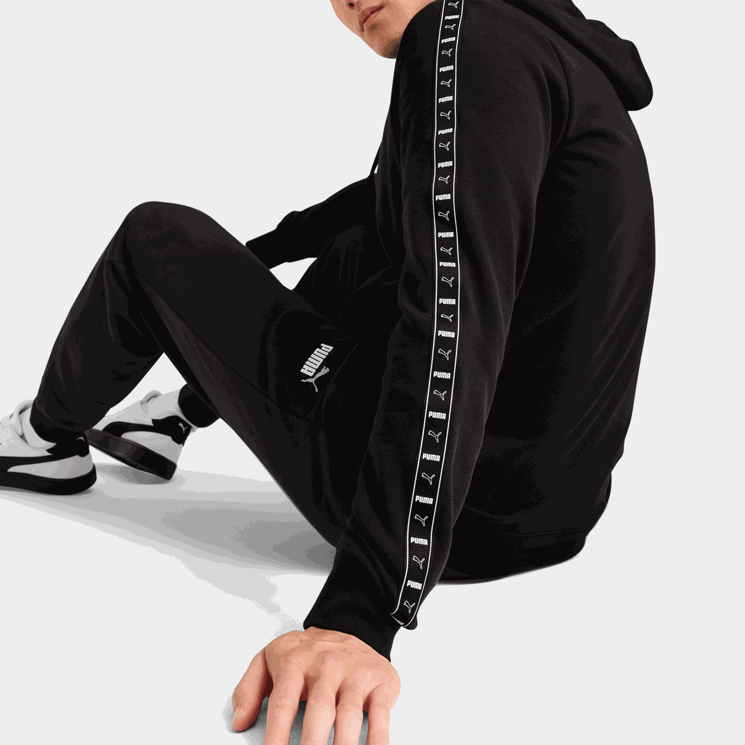 ESS Tape Full-Zip Hoodie, hettejakke, herre - full image 4