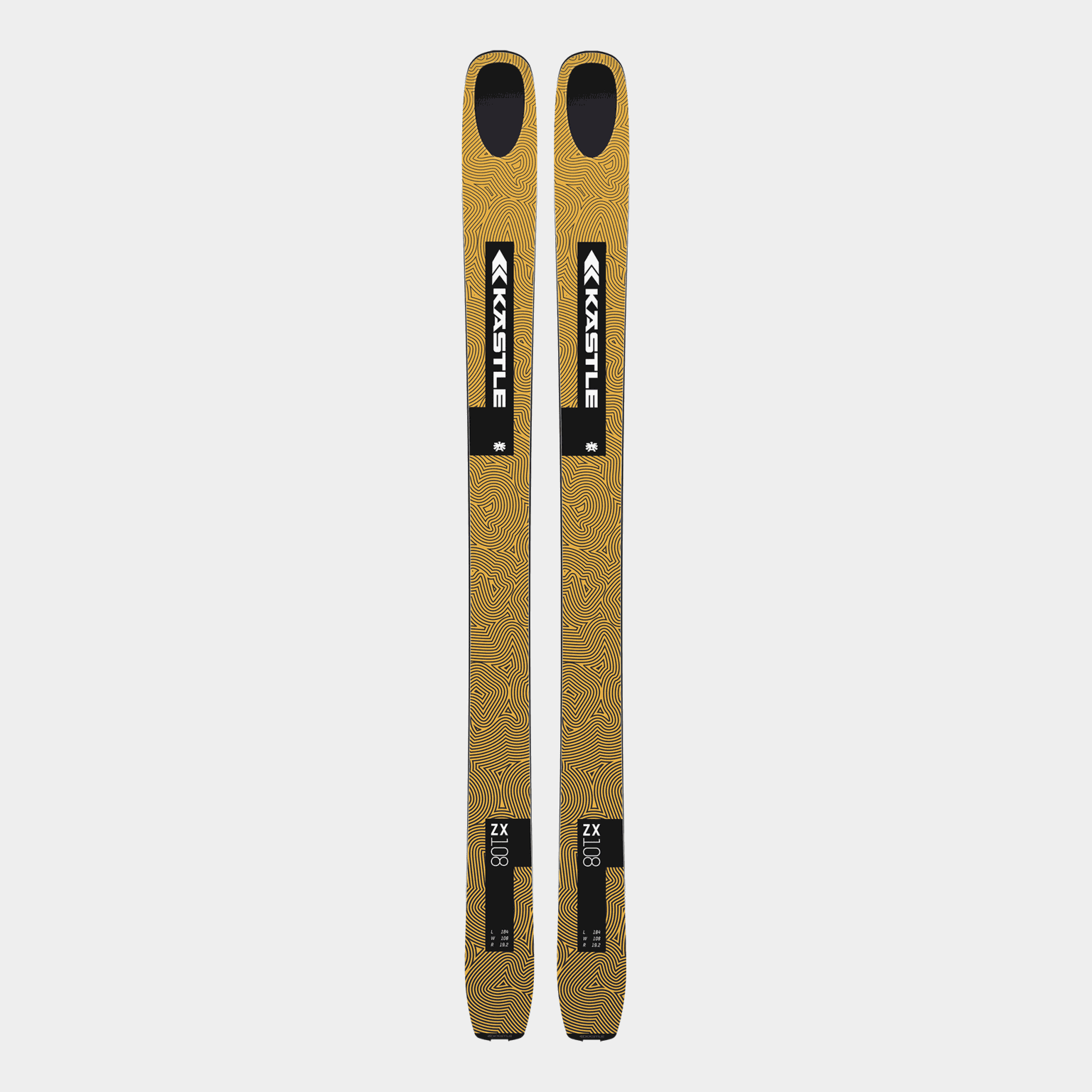Touring Skis ZX108 24/25, allmountainski - Allmountainski - Gul | XXL