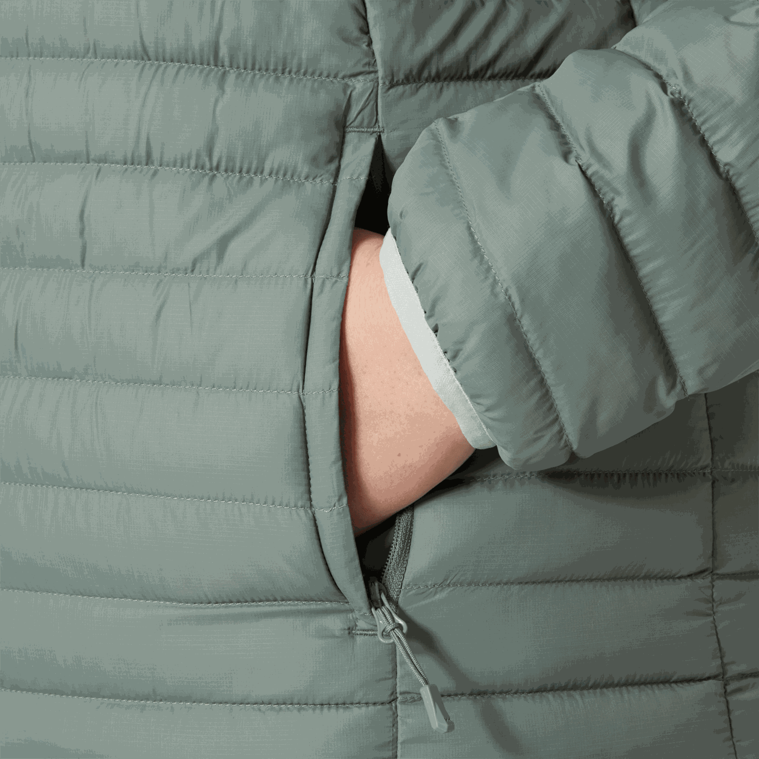 Sirdal Hooded Insulated Plus Jacket, isolasjonsjakke, dame - full image 4