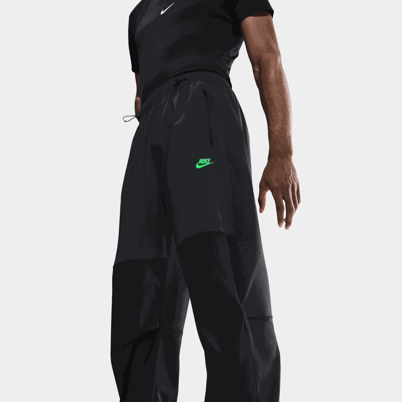 Tech Woven Oversized Trousers, bukse - full image 1