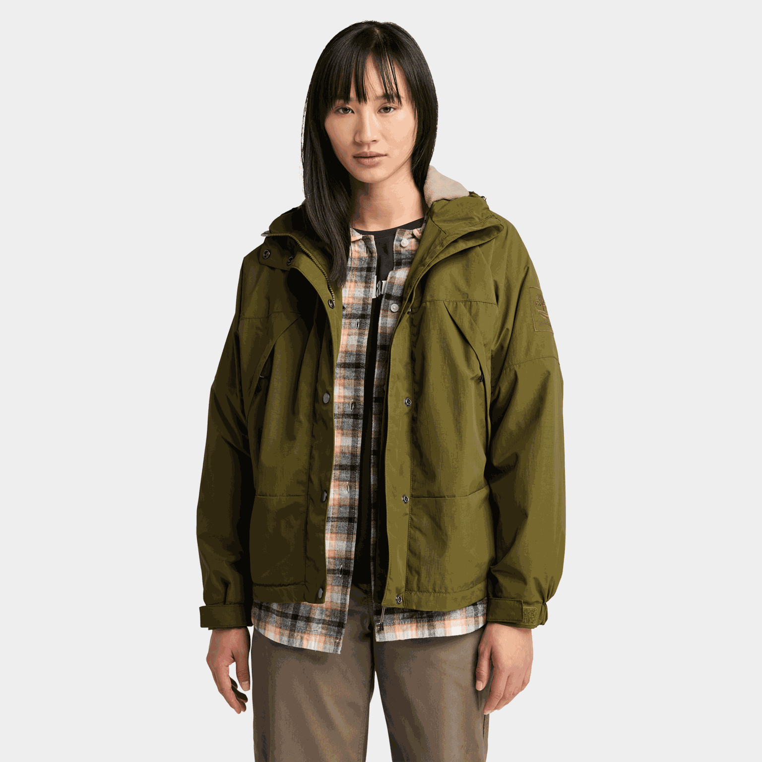 Water Resistant Fleece Jacket, skalljakke, dame - full image 1