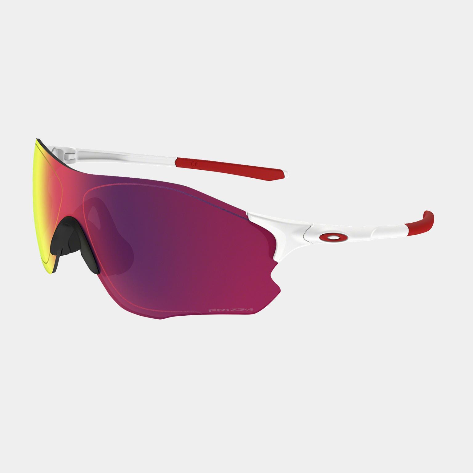 オークリー　OAKLEY　 PRIZM EVZERO PATH　ホワイト/レッド EVZero Path Matte White PrizmRoad, multisportbrille