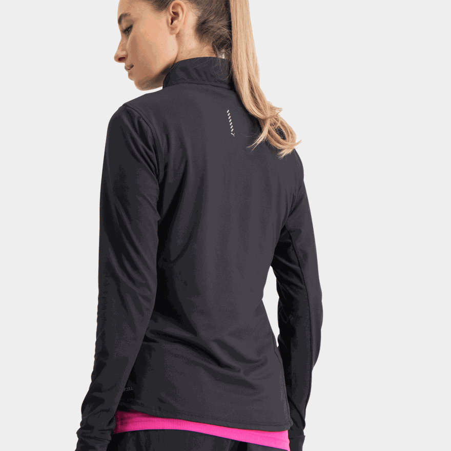 Run Favorite ¼ Zip, treningsgenser, dame - full image 2