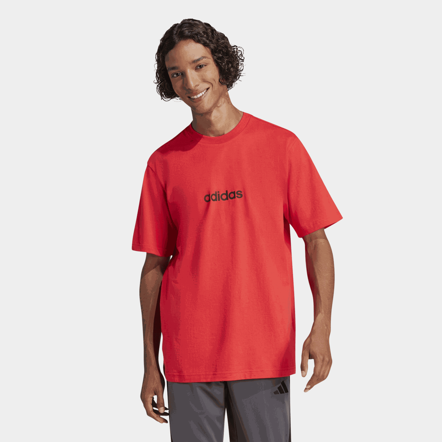 Essentials Single Jersey Logo T-Shirt, t-skjorte, herre - full image 1
