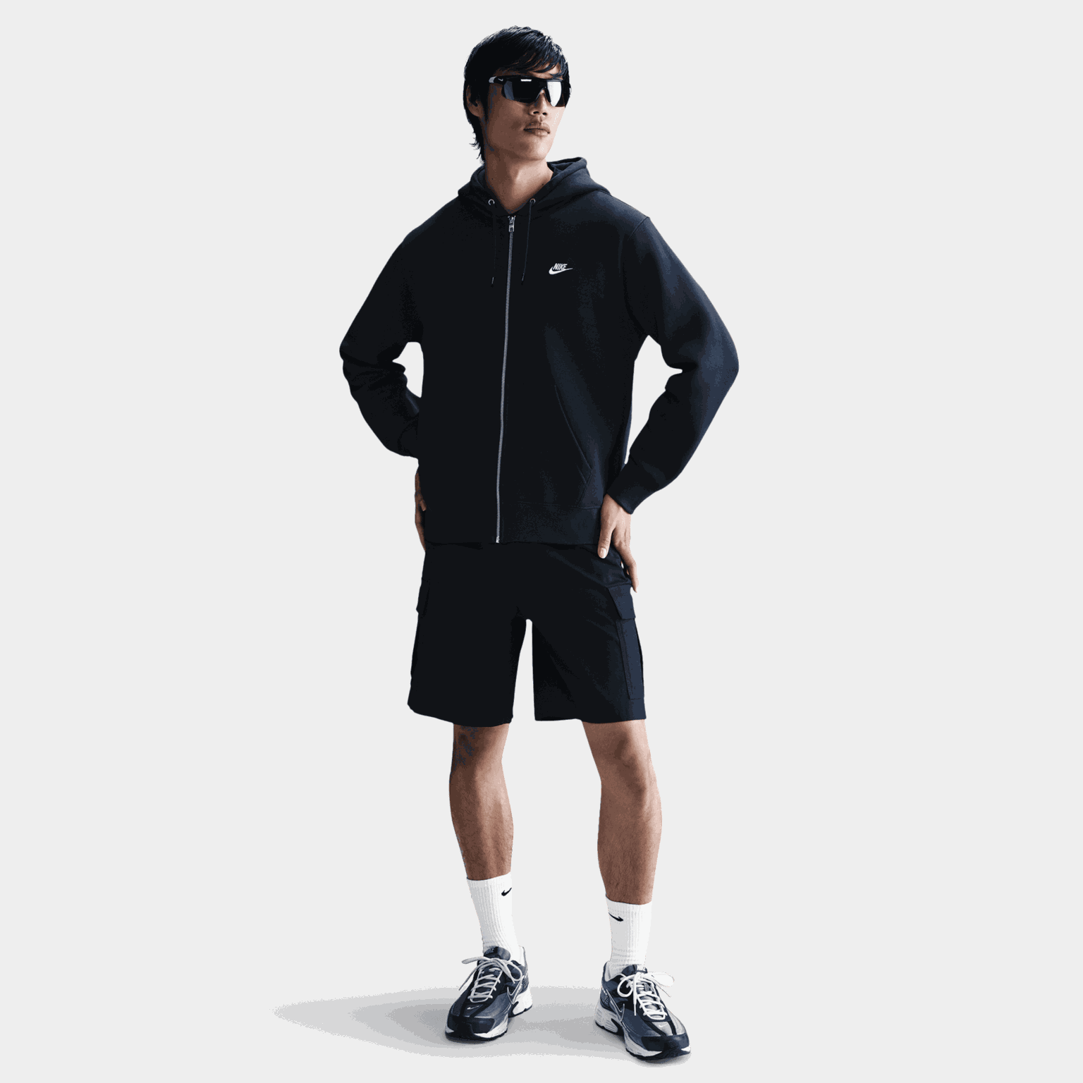 Club Full-Zip Fleece Hood, hettejakke, herre - full image 1