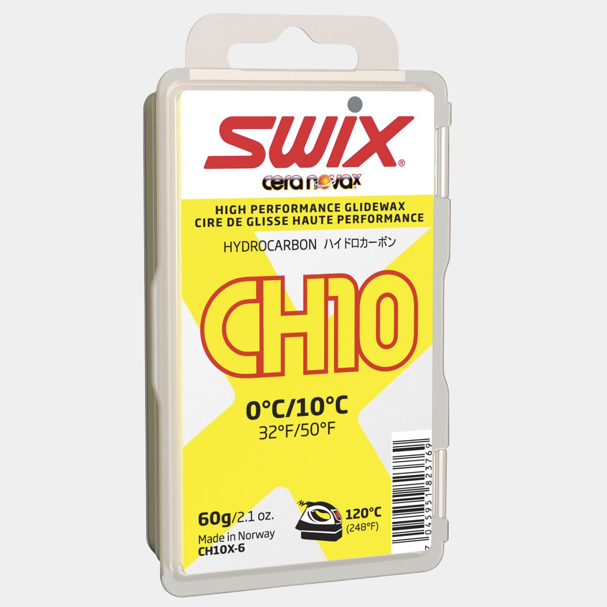 CH10X Gul, 0 °C/10°C, 60 g, skivoks 19/20 - Glider - STD | XXL
