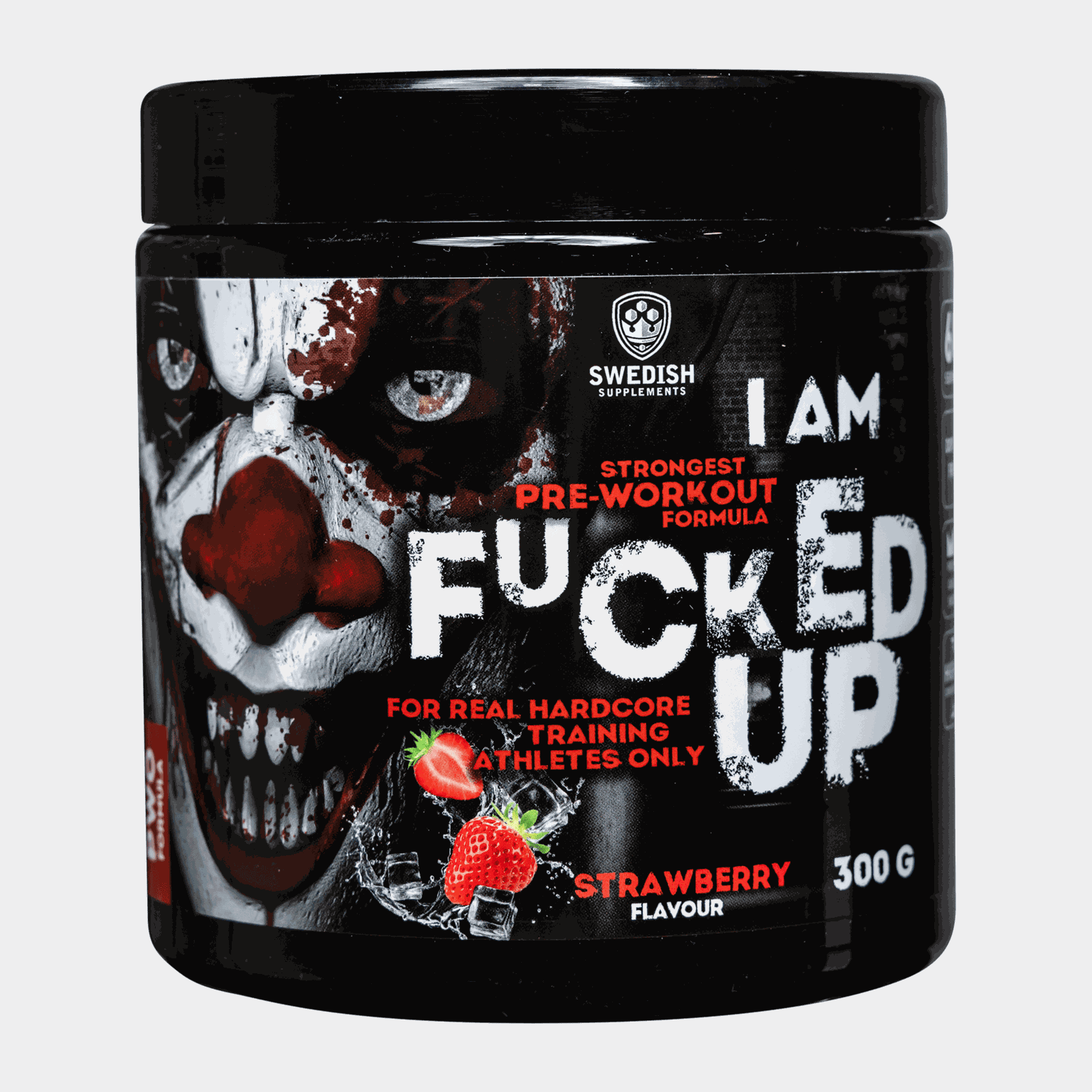 F#cked Up Joker edition 300g strawberry, kostilskudd - full image 1