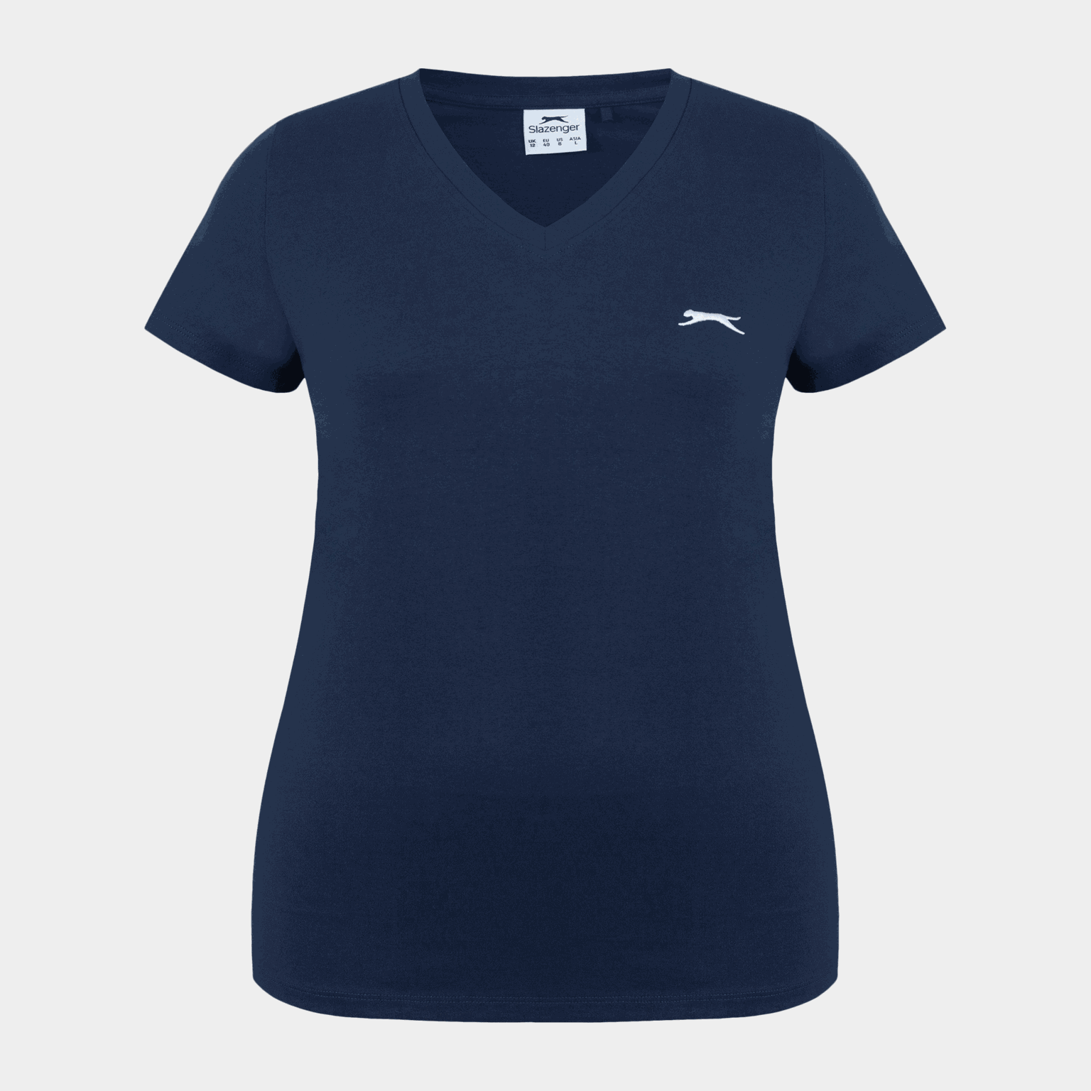 V Neck Tee, V-hals t-skjorte, dame - full image 1