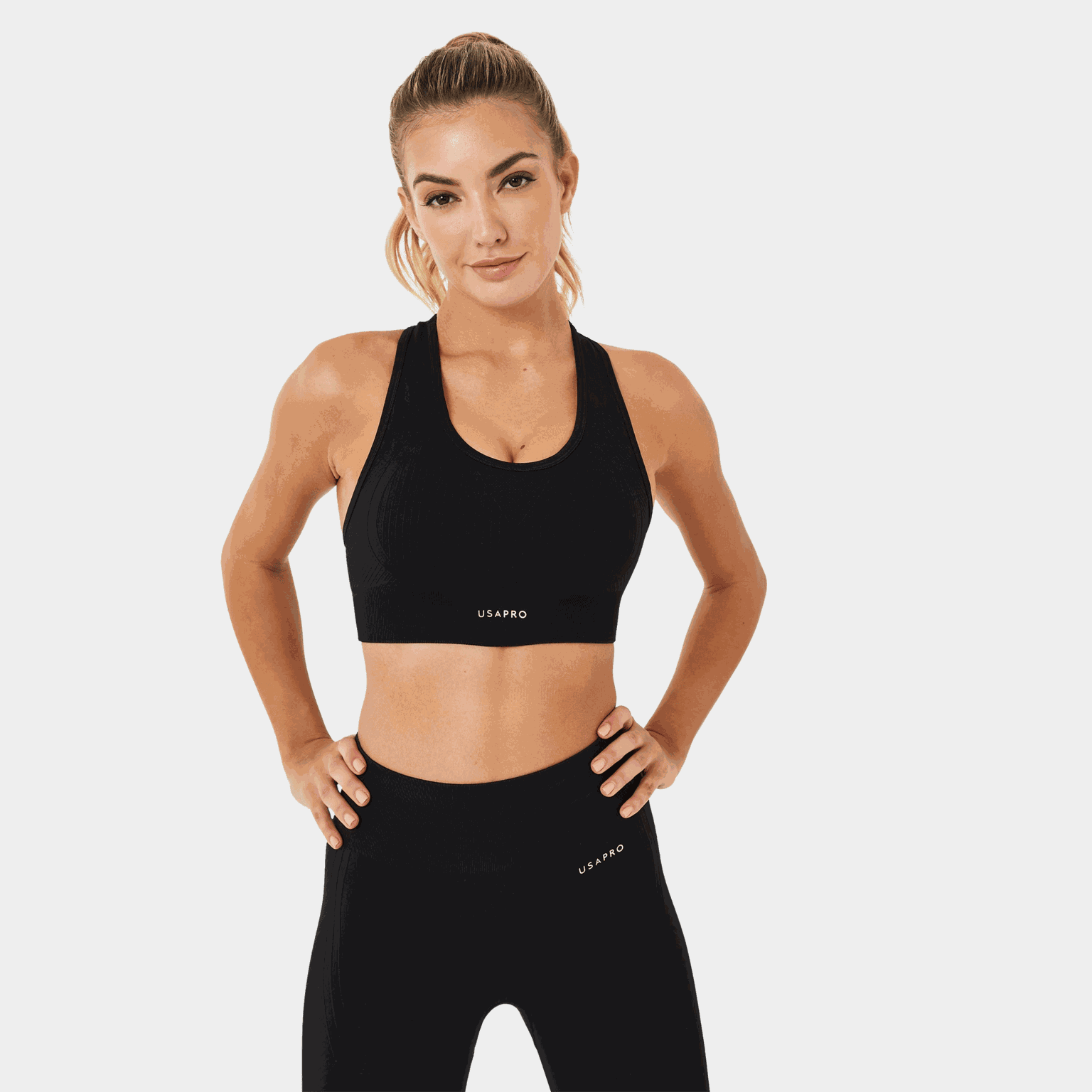 Seamless Crop Bra, sports-BH, dame - full image 1