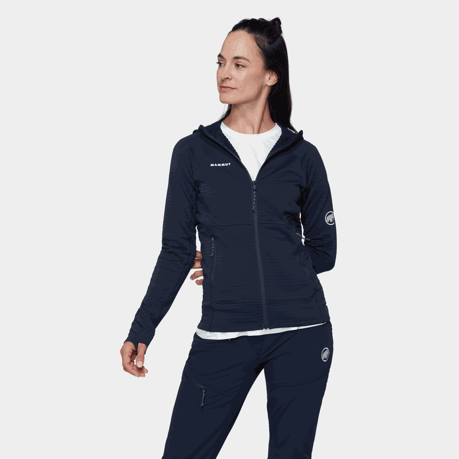 Taiss ML Hooded Jacket, fleecejakke, dame - full image 2