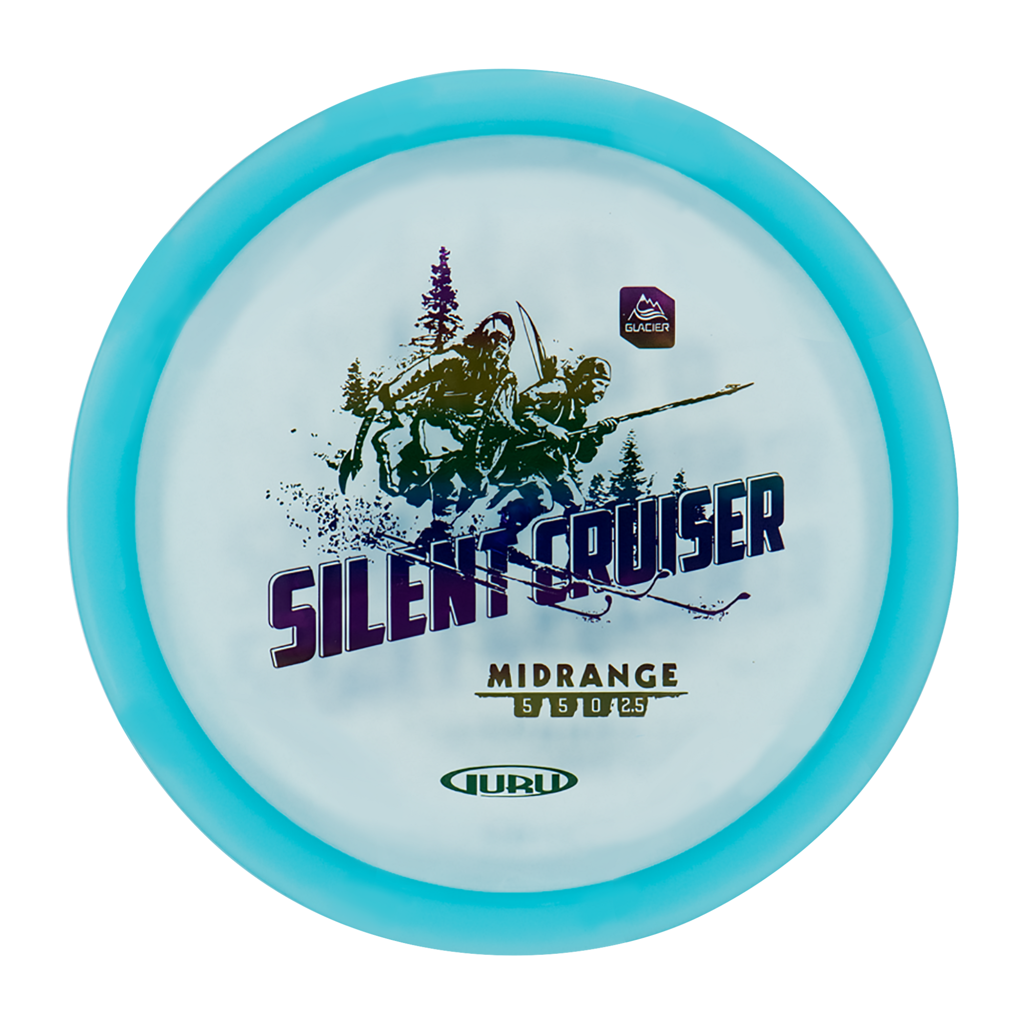 Guru Glacier Line Midrange Silent Cruiser, 170-175g, midrange frisbeegolf
