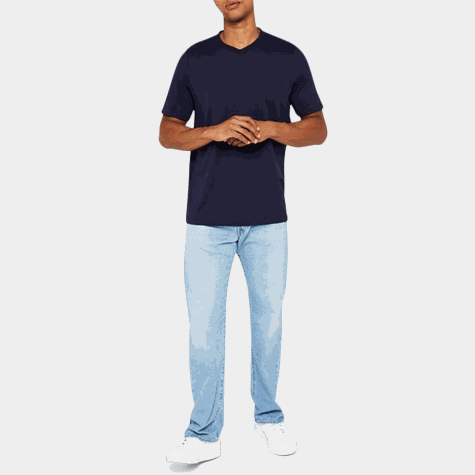 3 Pack V Neck Tee, t-skjorte, herre - full image 3