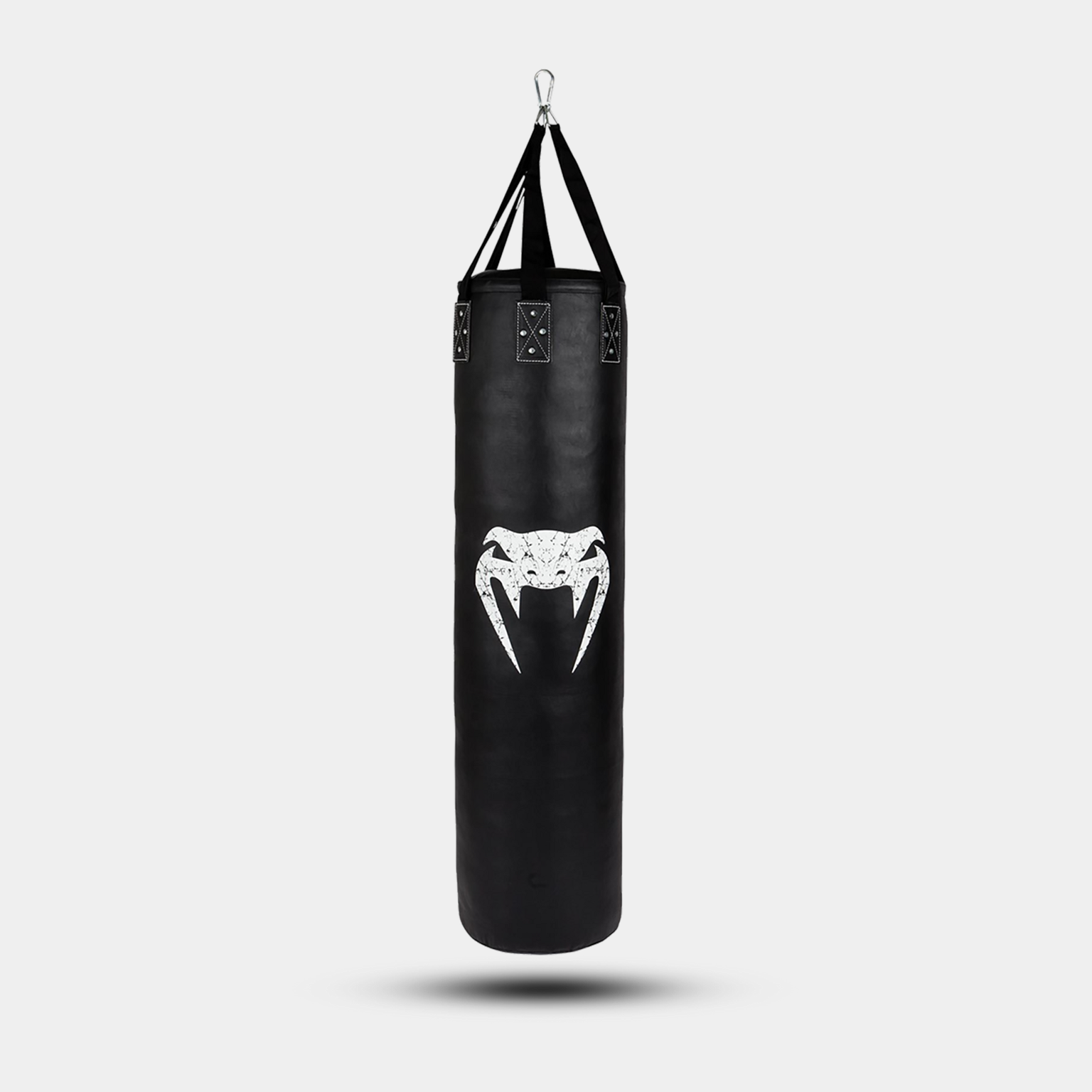 Challenger Heavy bag + Ceiling Hook - Black/White - Filled - 130cm, boksesekk - full image 3