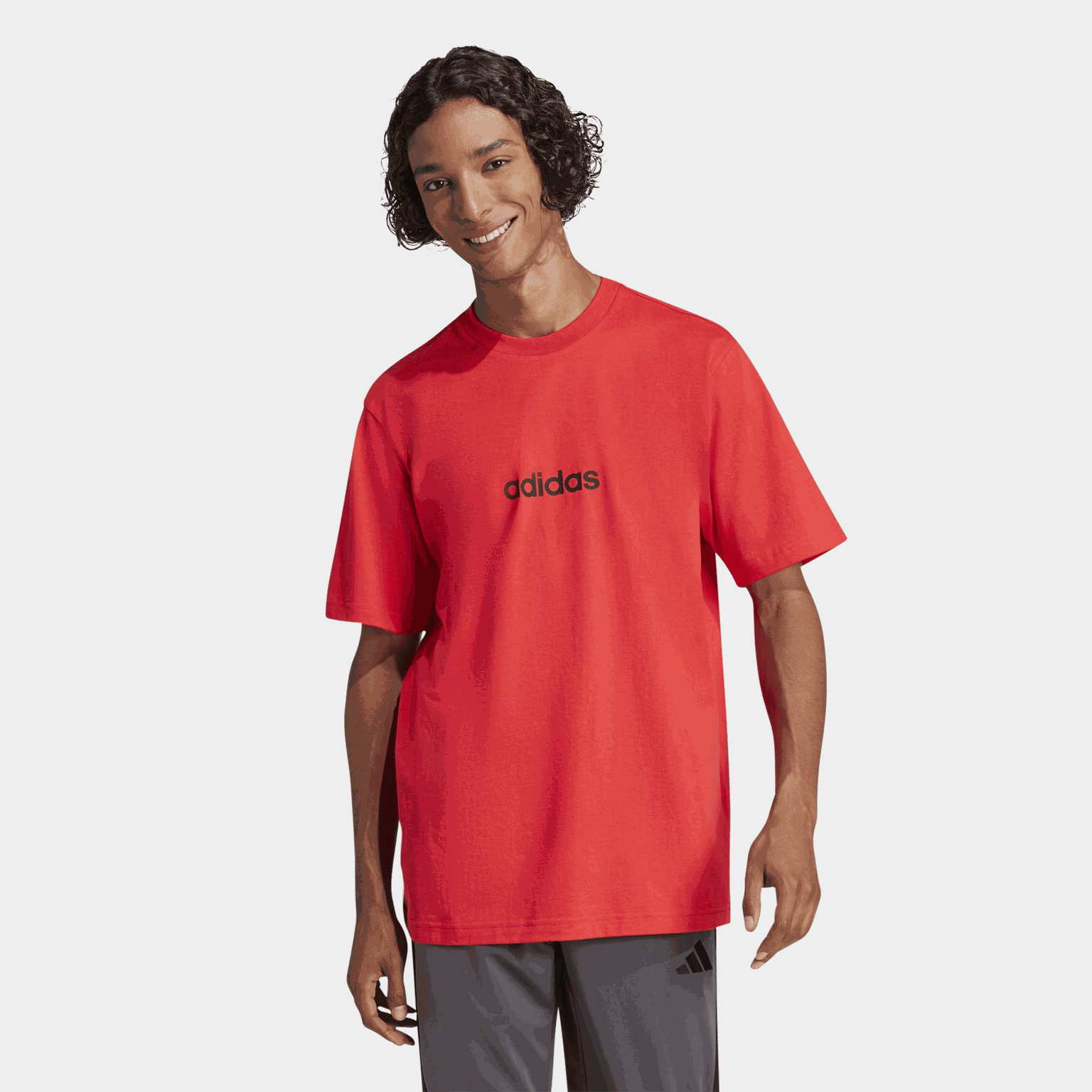 Essentials Single Jersey Logo T-Shirt, t-skjorte, herre - full image 2