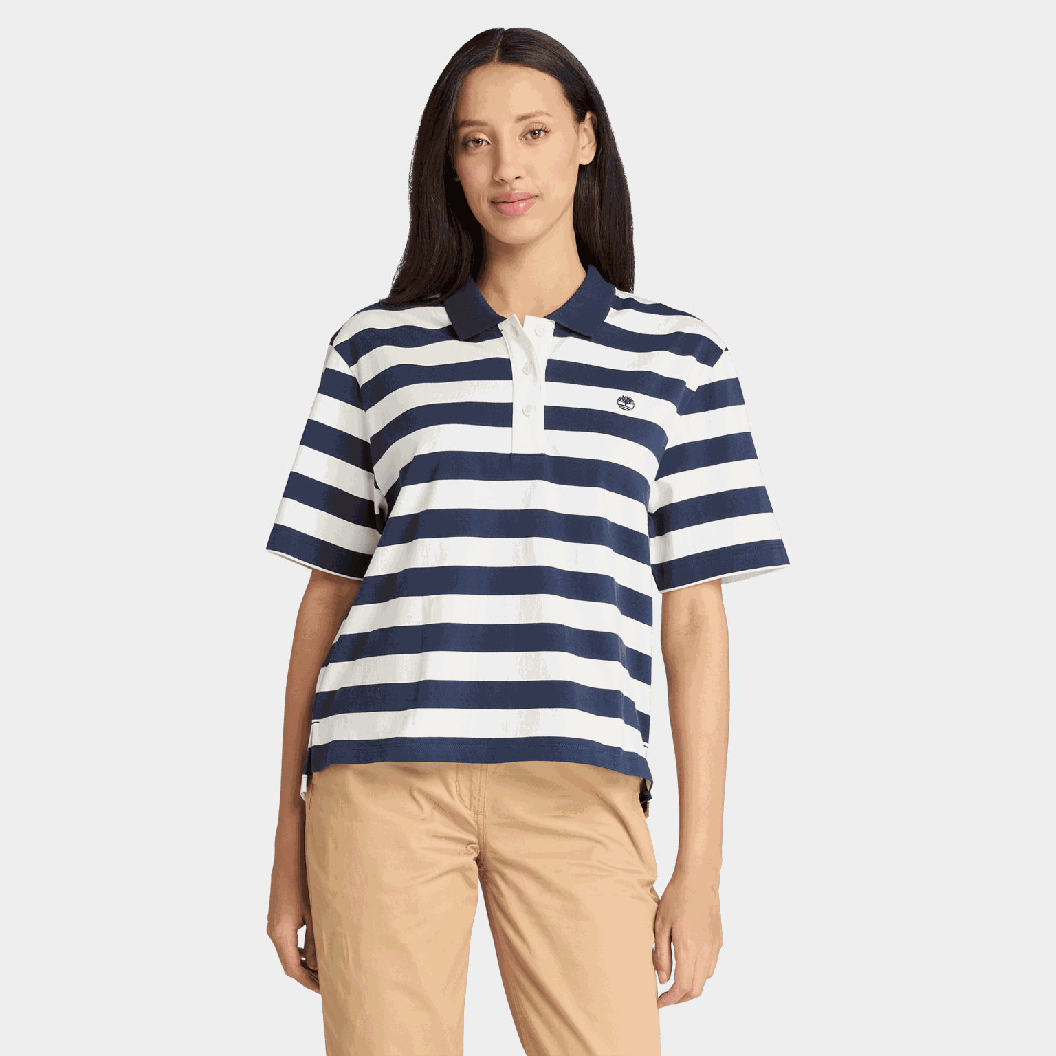 Short-Sleeve Polo Shirt, t-skjorte, dame - full image 2