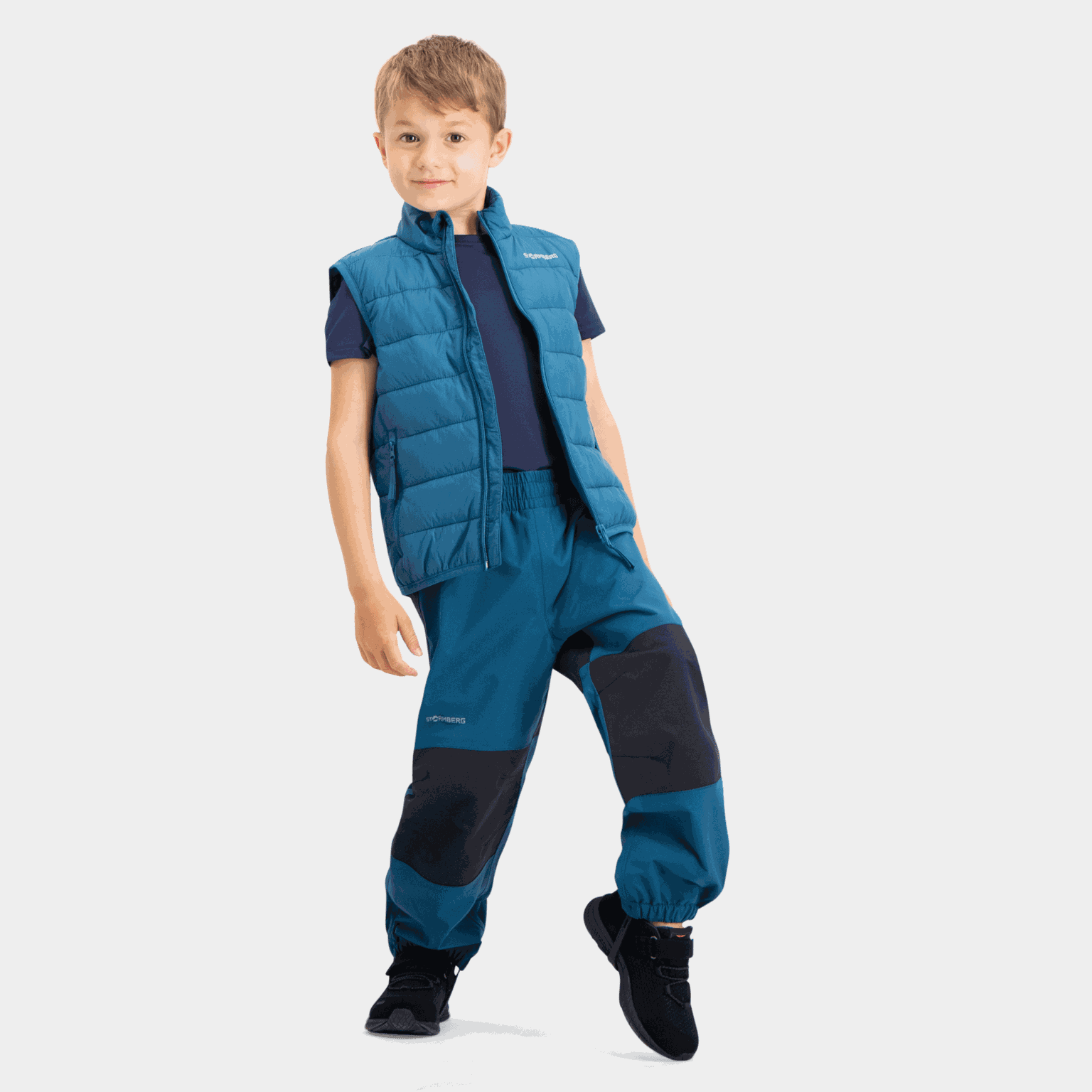 Leknes Shell Pants, skallbukse, barn - full image 2