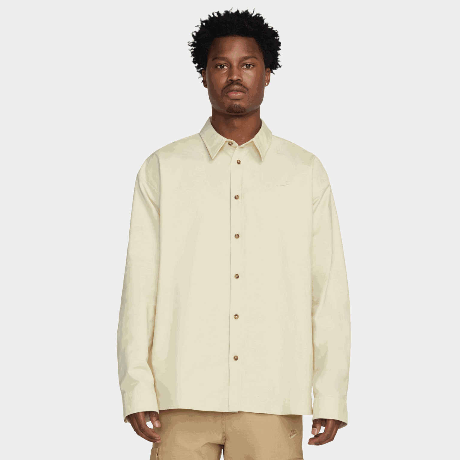 Club Oversized Long-Sleeved Oxford Shirt, skjorte, herre - full image 1