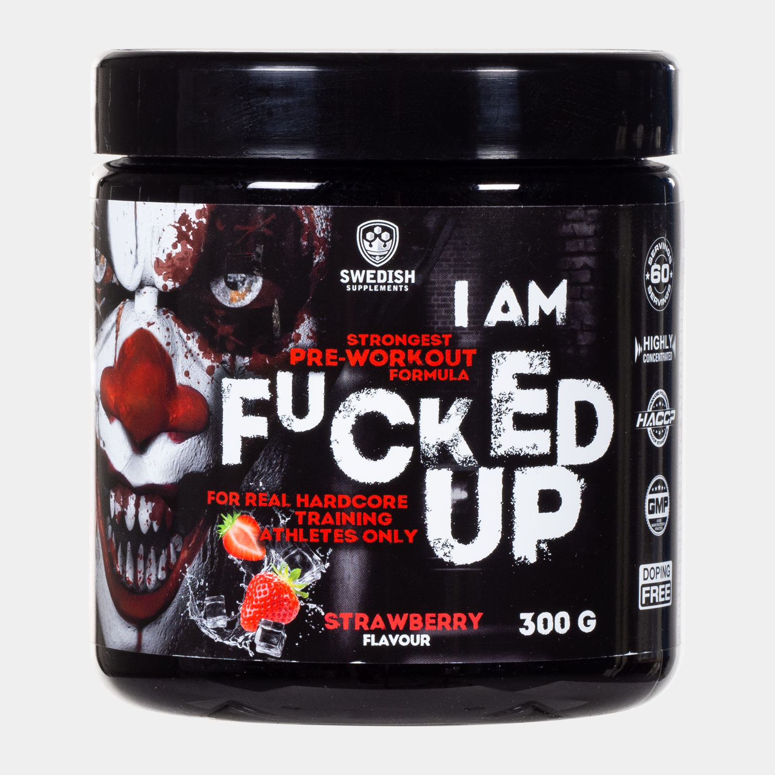 F#cked Up Joker edition 300g strawberry, kostilskudd - full image 2