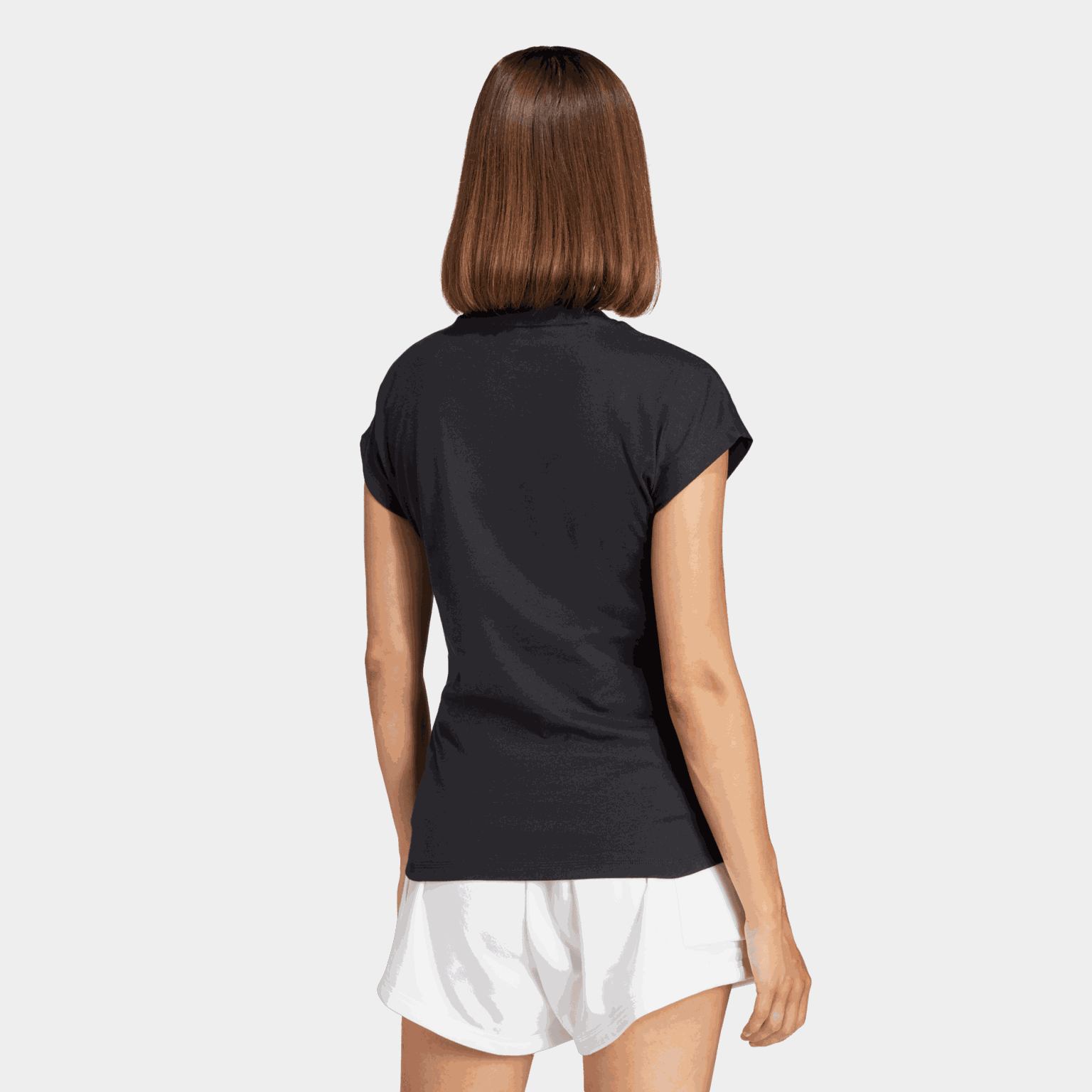 Essentials Linear Cotton T-Shirt, t-skjorte, dame - full image 4