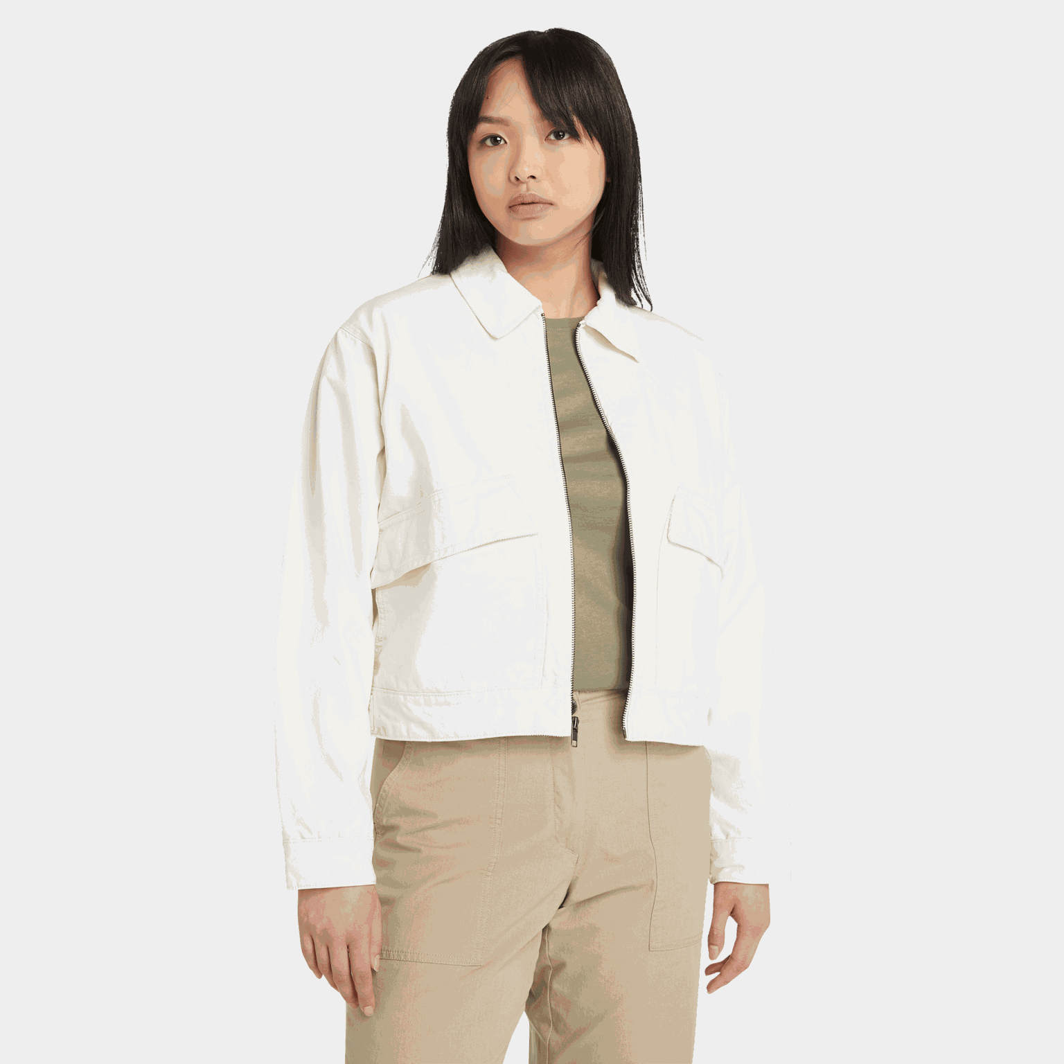 Washed Canvas Jacket, jakke, dame - full image 2
