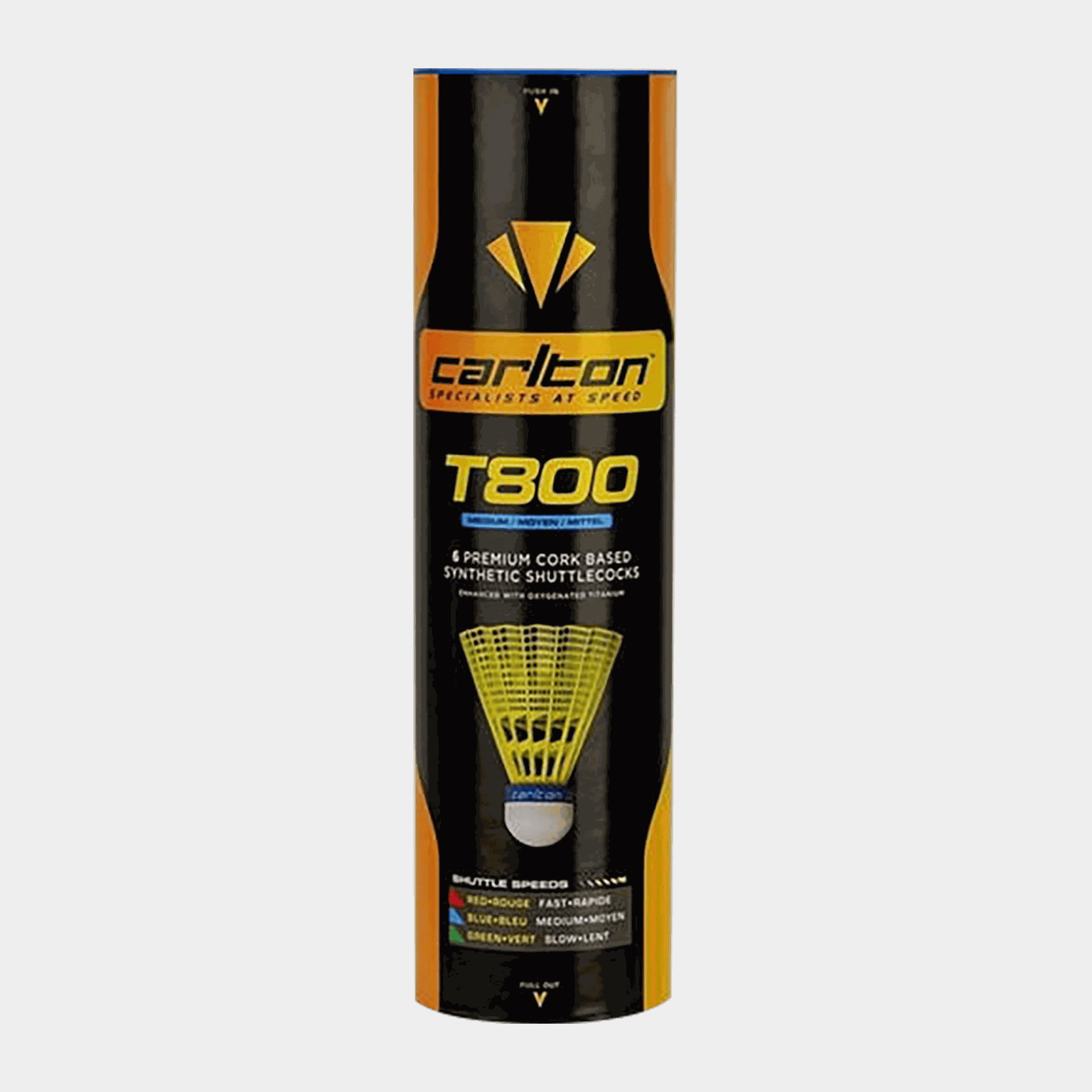 T800 Shut 6Pk, badmintonballer - full image 1