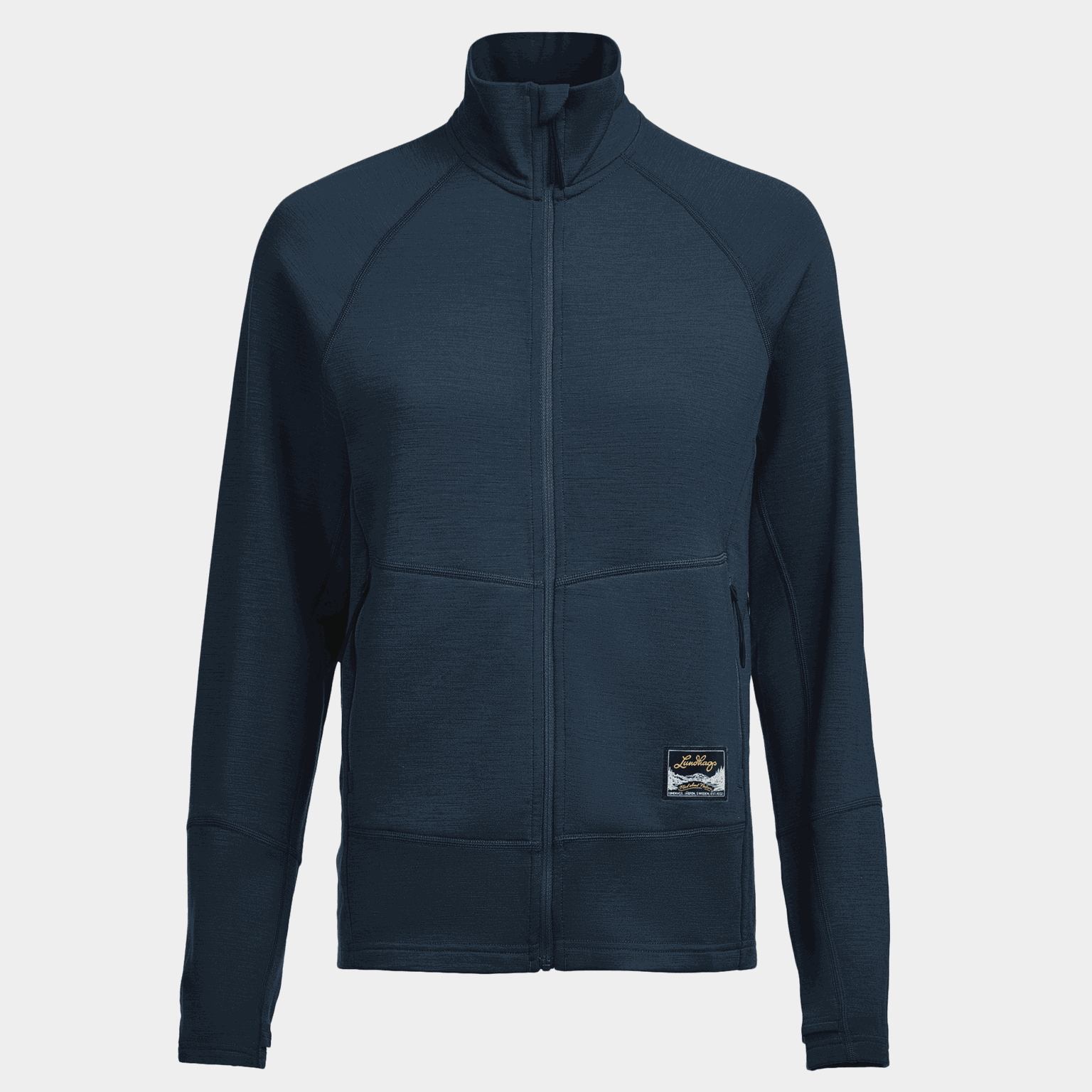 Tived Merino Full Zip ulljakke, dame - full image 2