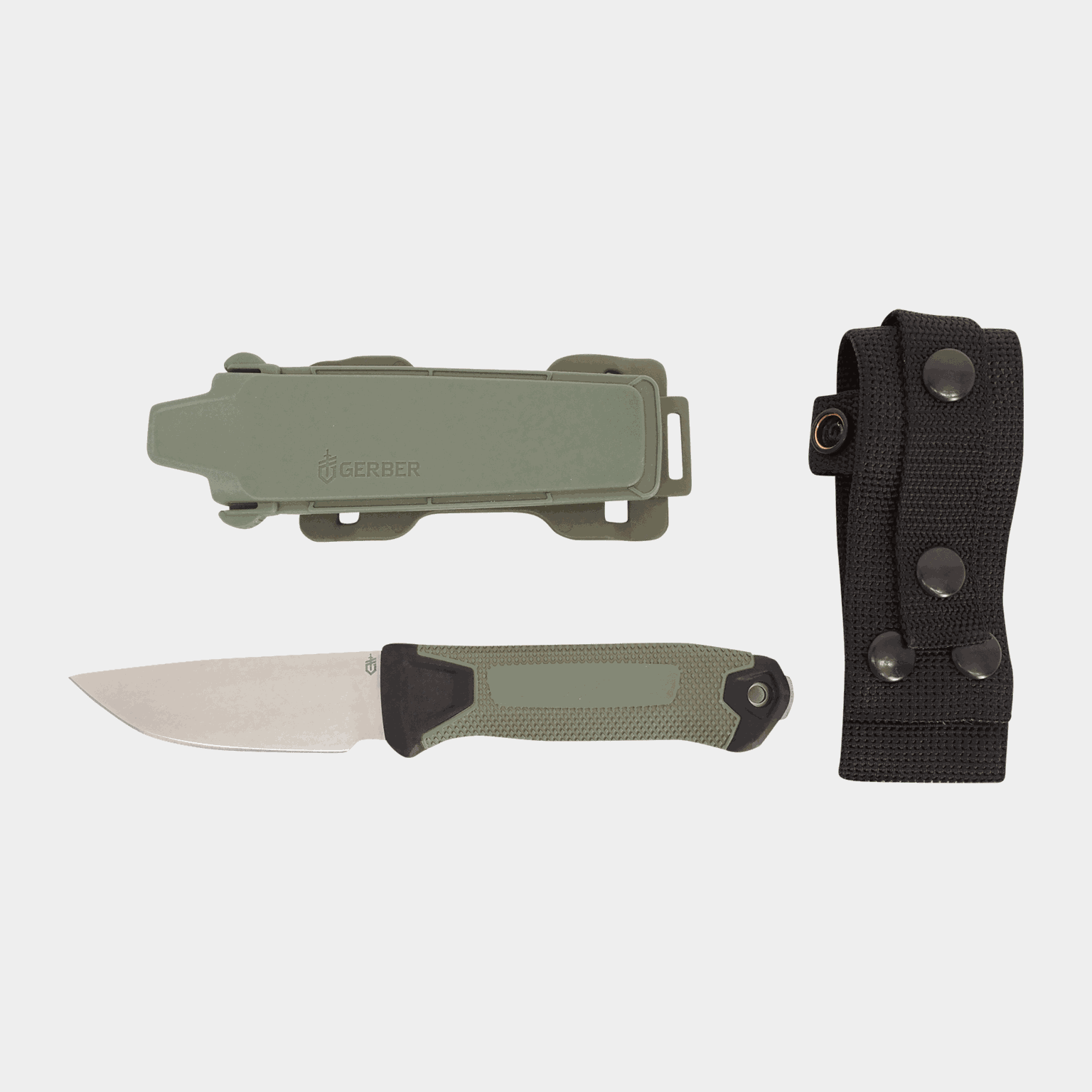 Strongarm Camp Green bls, kniv - full image 1