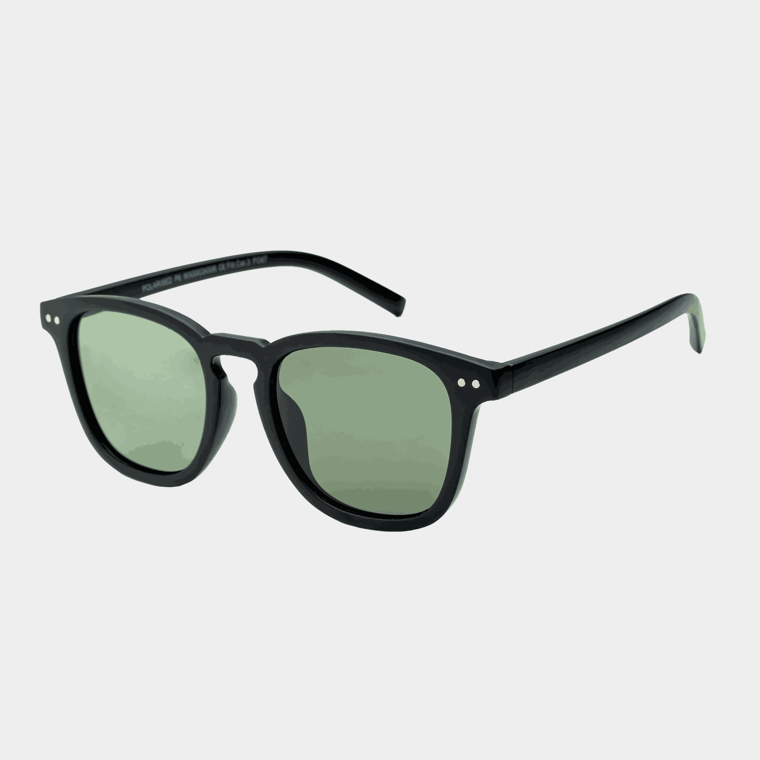 019 Polarized Matt Black Green Pol Lens, solbriller - full image 1