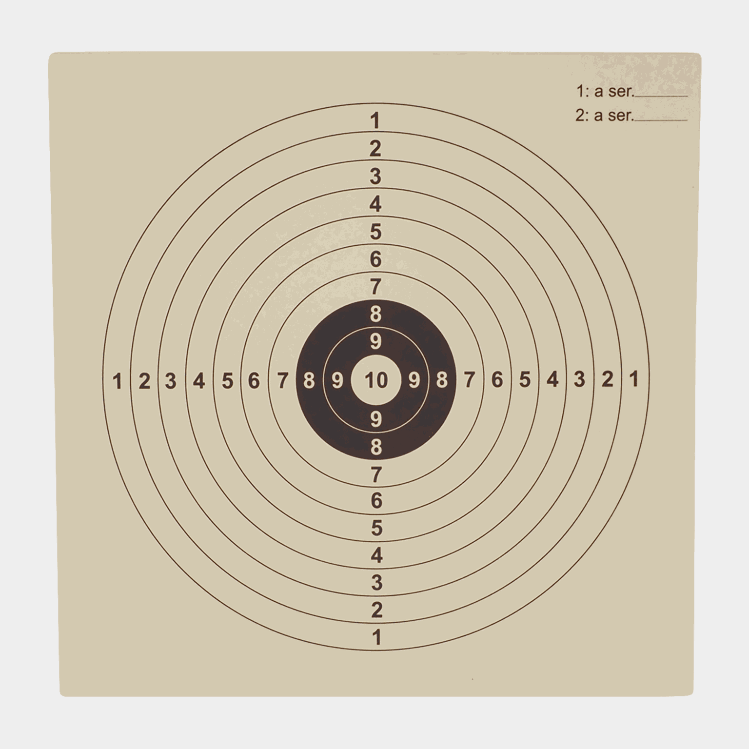 Air Gun Target Black, luftgeværblink - full image 1