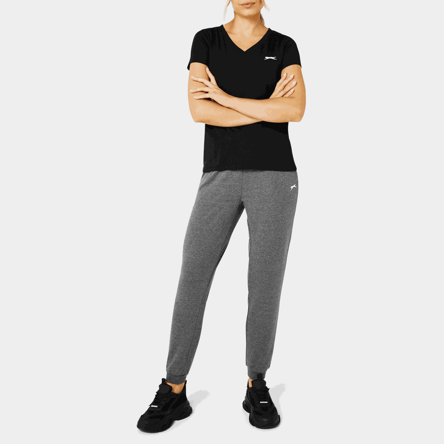 V Neck Tee, V-hals t-skjorte, dame - full image 1