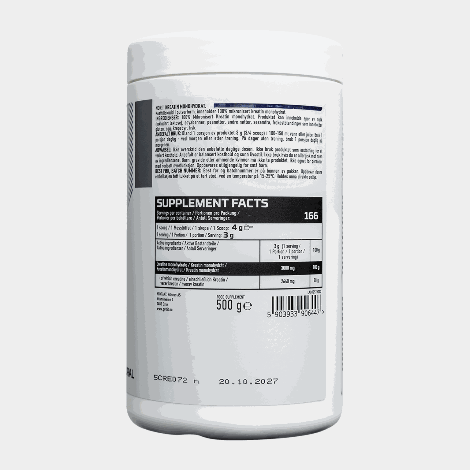 Supreme Pure Creatine Monohydrat, kreatin - Gainer - STD | XXL
