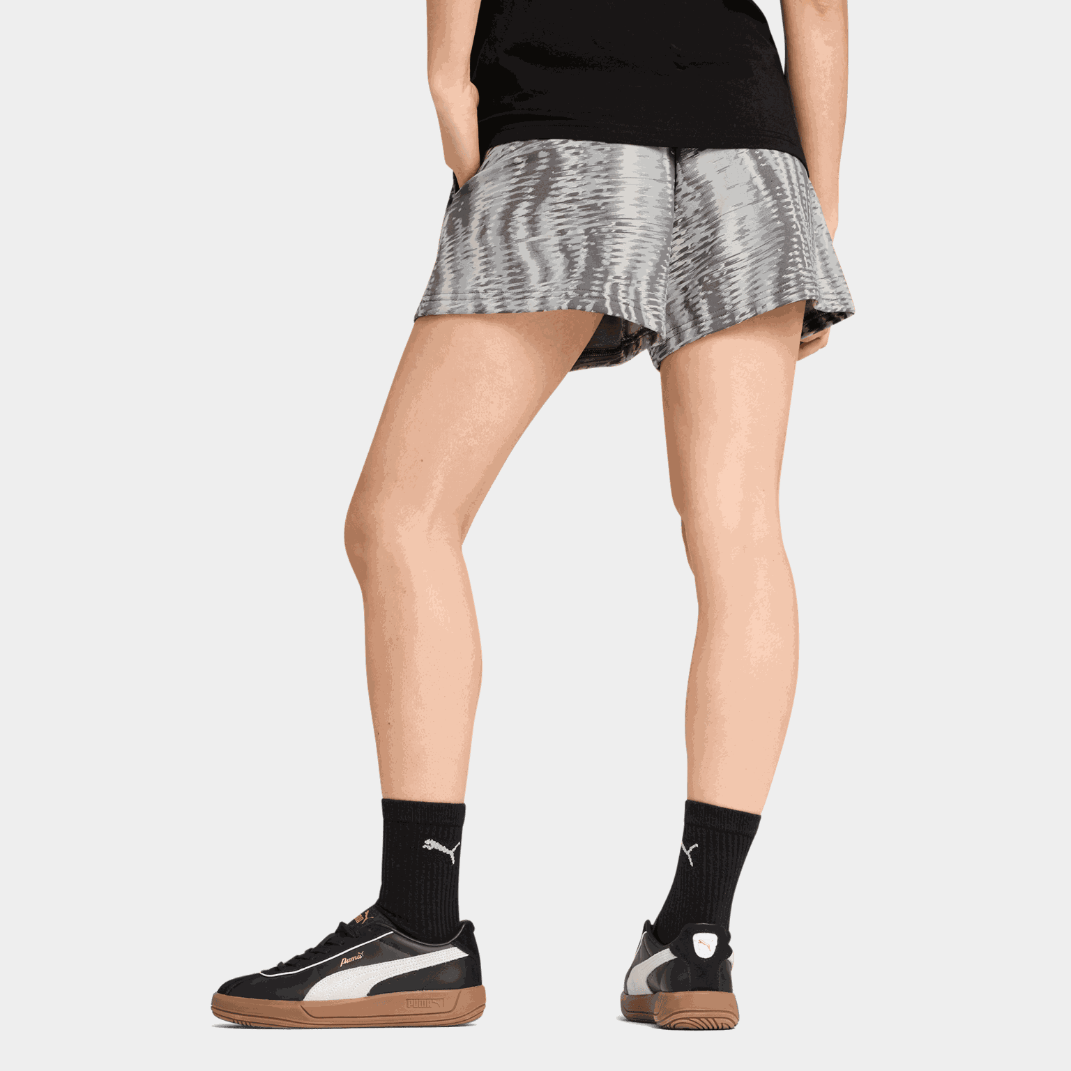 ESS NATURE 2.0 Mid-Rise AOP Shorts 4", fritidsshorts, dame - full image 2