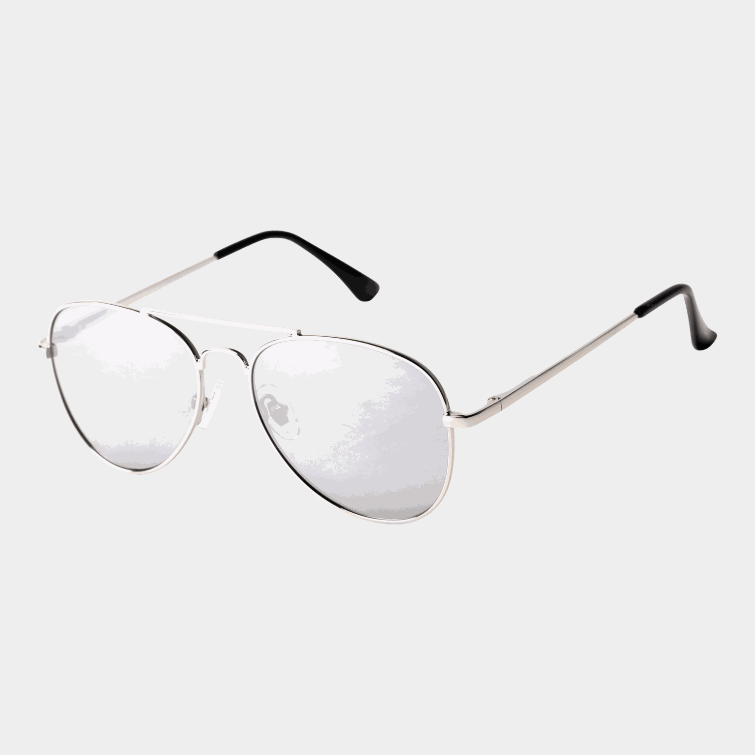Sunglasses 016 Silver Mirror, solbriller, barn - full image 1
