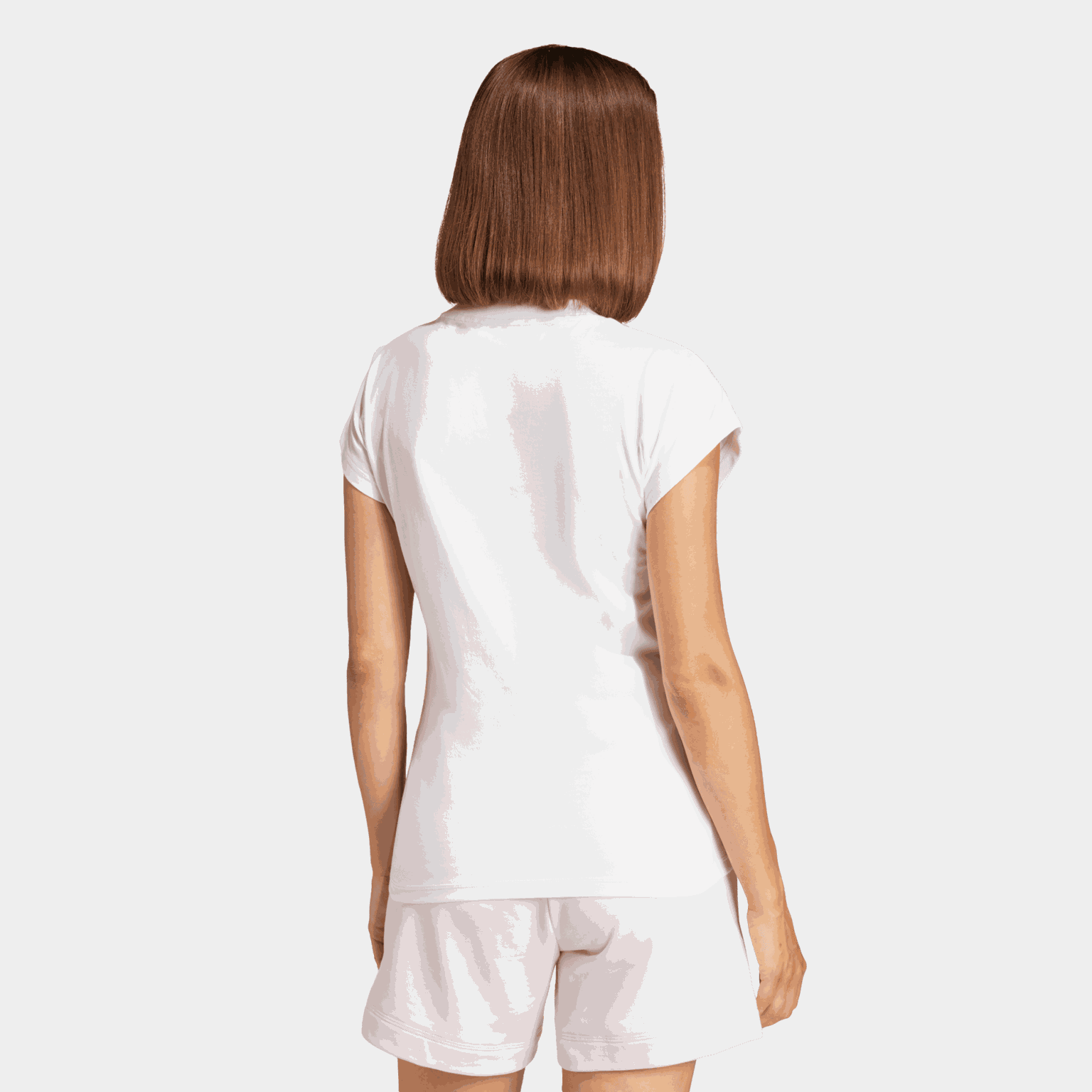 Essentials Linear Cotton T-Shirt, t-skjorte, dame - full image 4