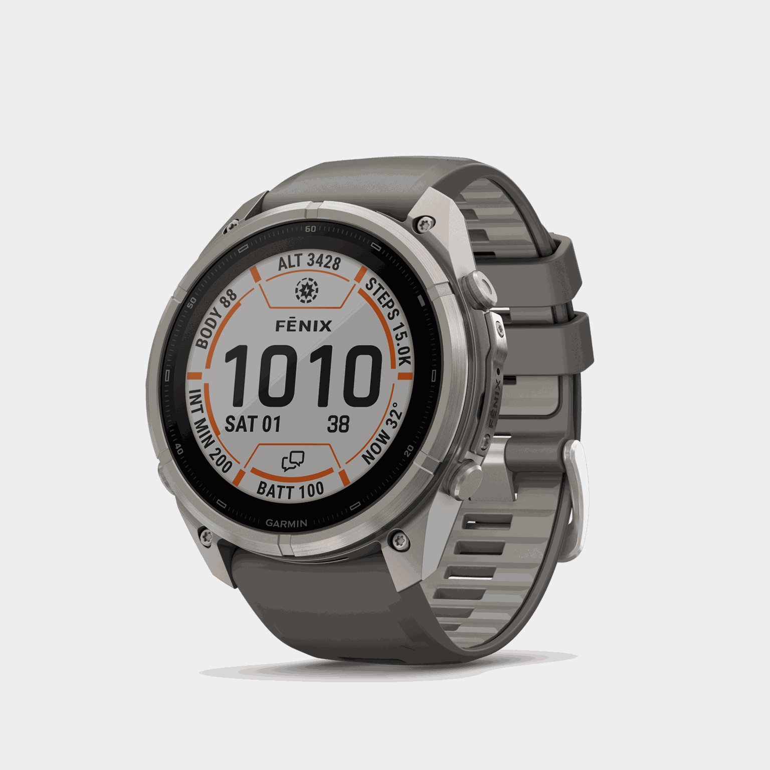 fenix 9 Pro Solar 51mm Titanium, smartklokke - full image 1