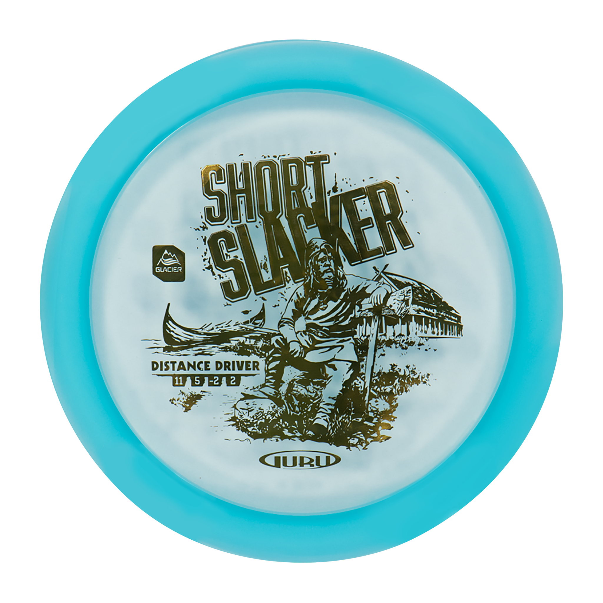 Guru Glacier Line Driver Short Slacker, 170-175g, driver frisbeegolf