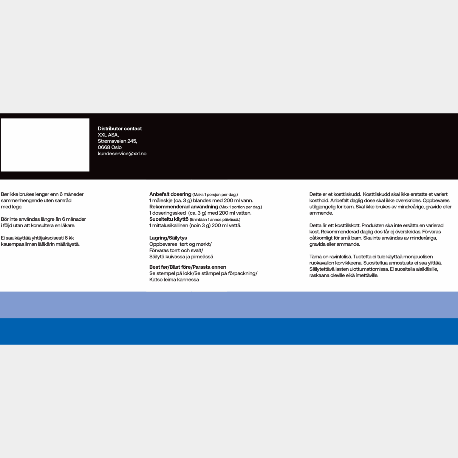 Pure Creatine 300 g, kosttilskudd - full image 2