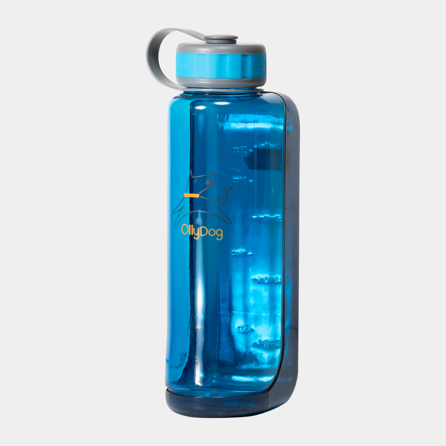OllyBottle 1L Ocean, drikkeflaske med hundeskål - full image 1