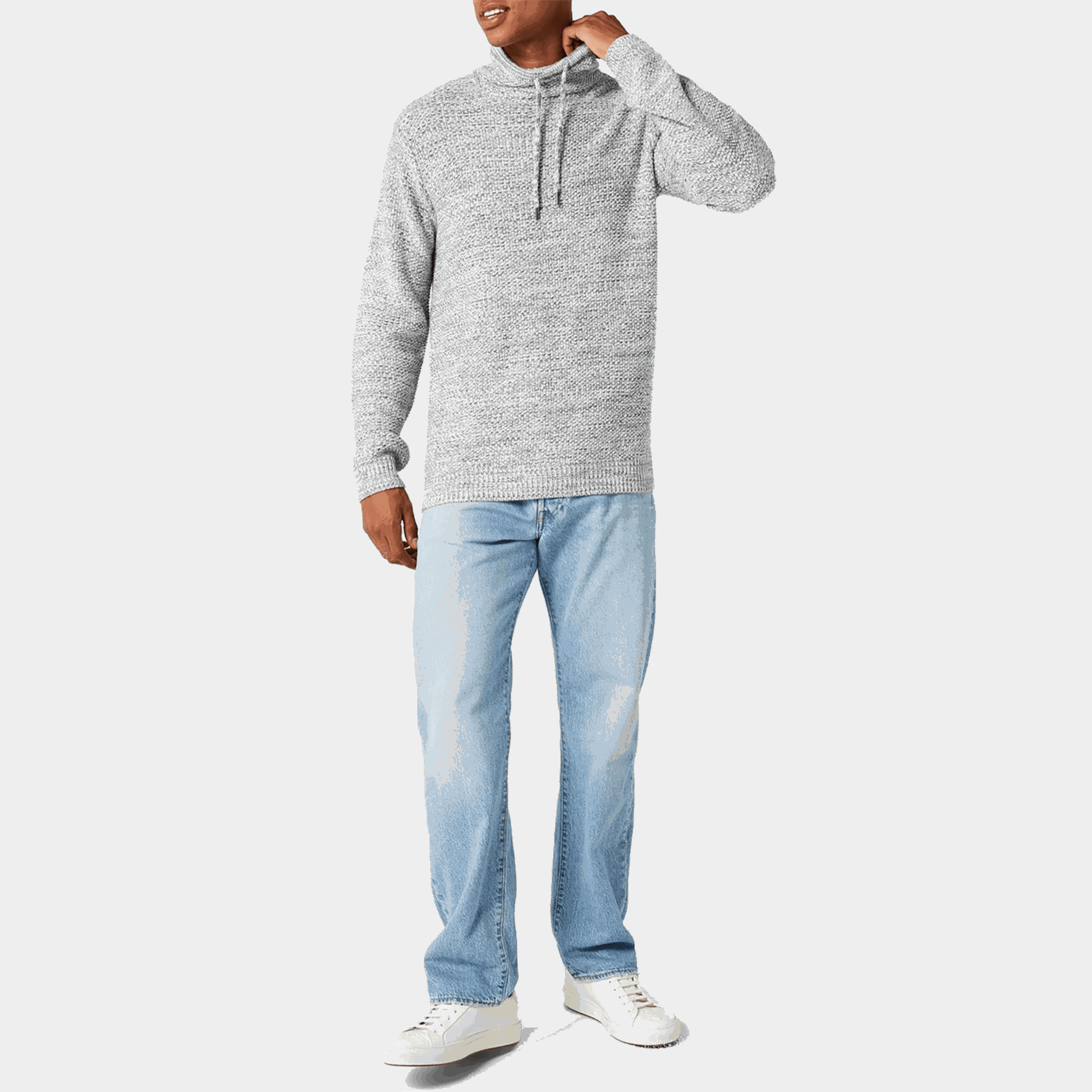 Cowl Neck Jumper, genser, herre - full image 2