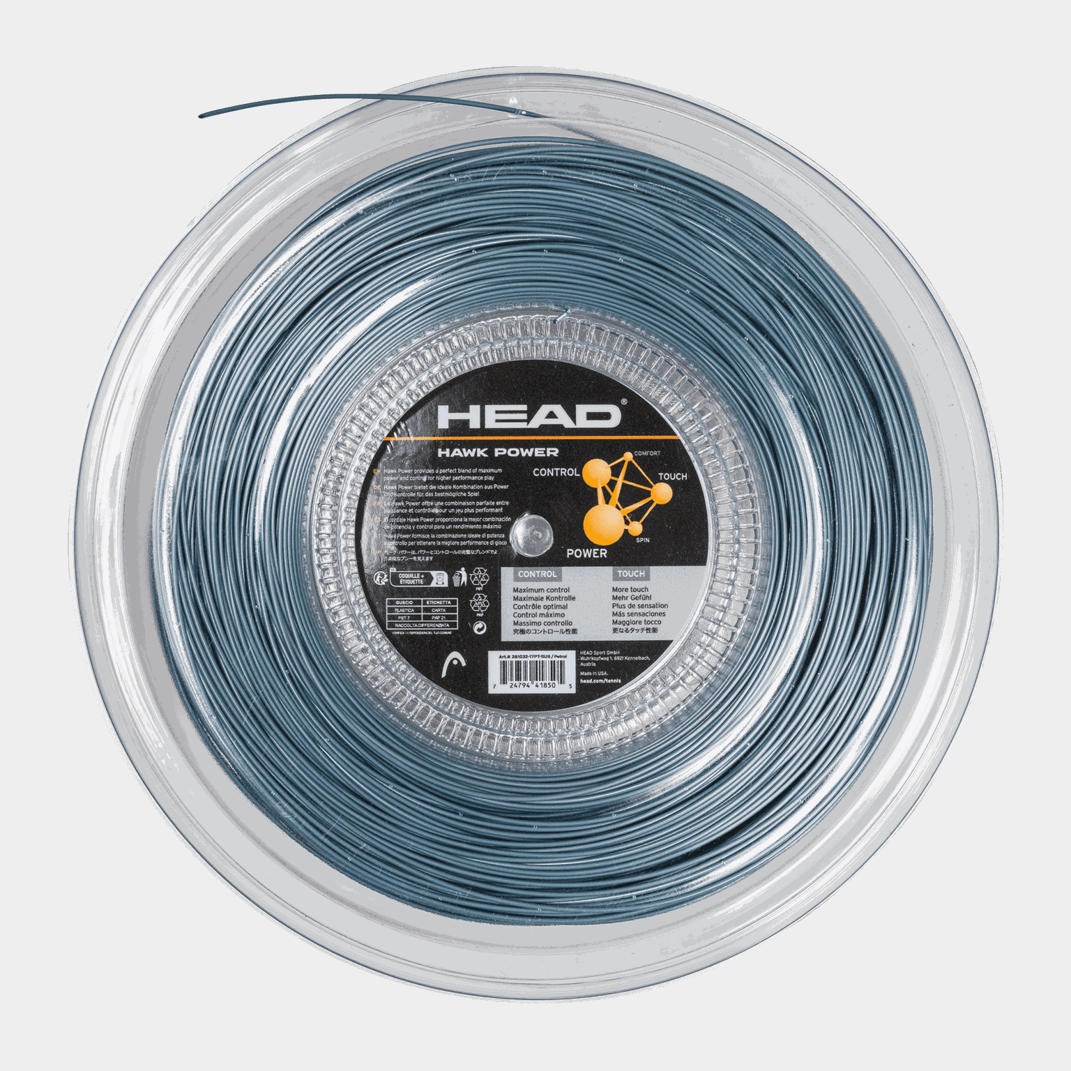 Hawk Power (200M Reel), tennisstrenger - full image 1