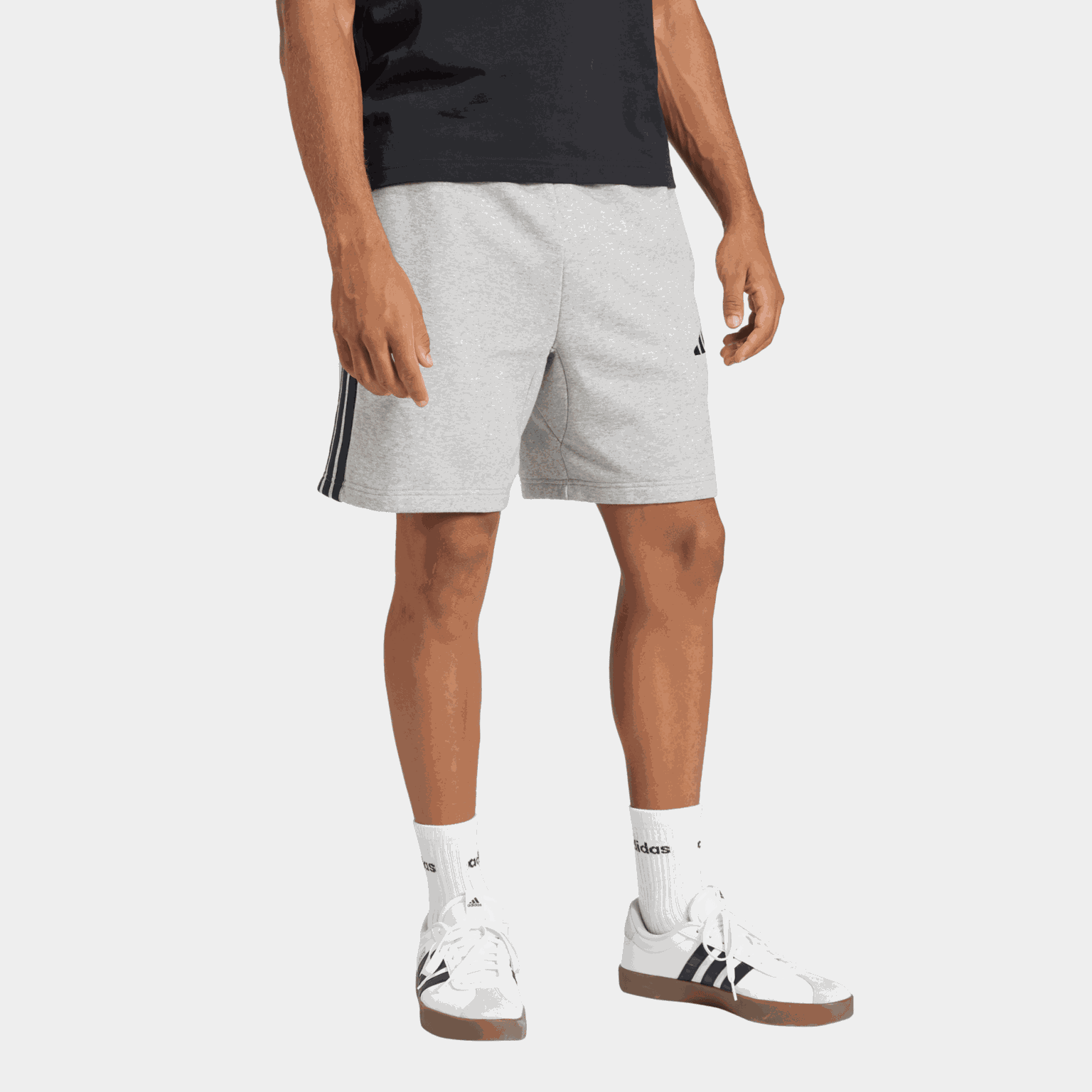 3-Stripes Fleece Short, shorts, herre - full image 1