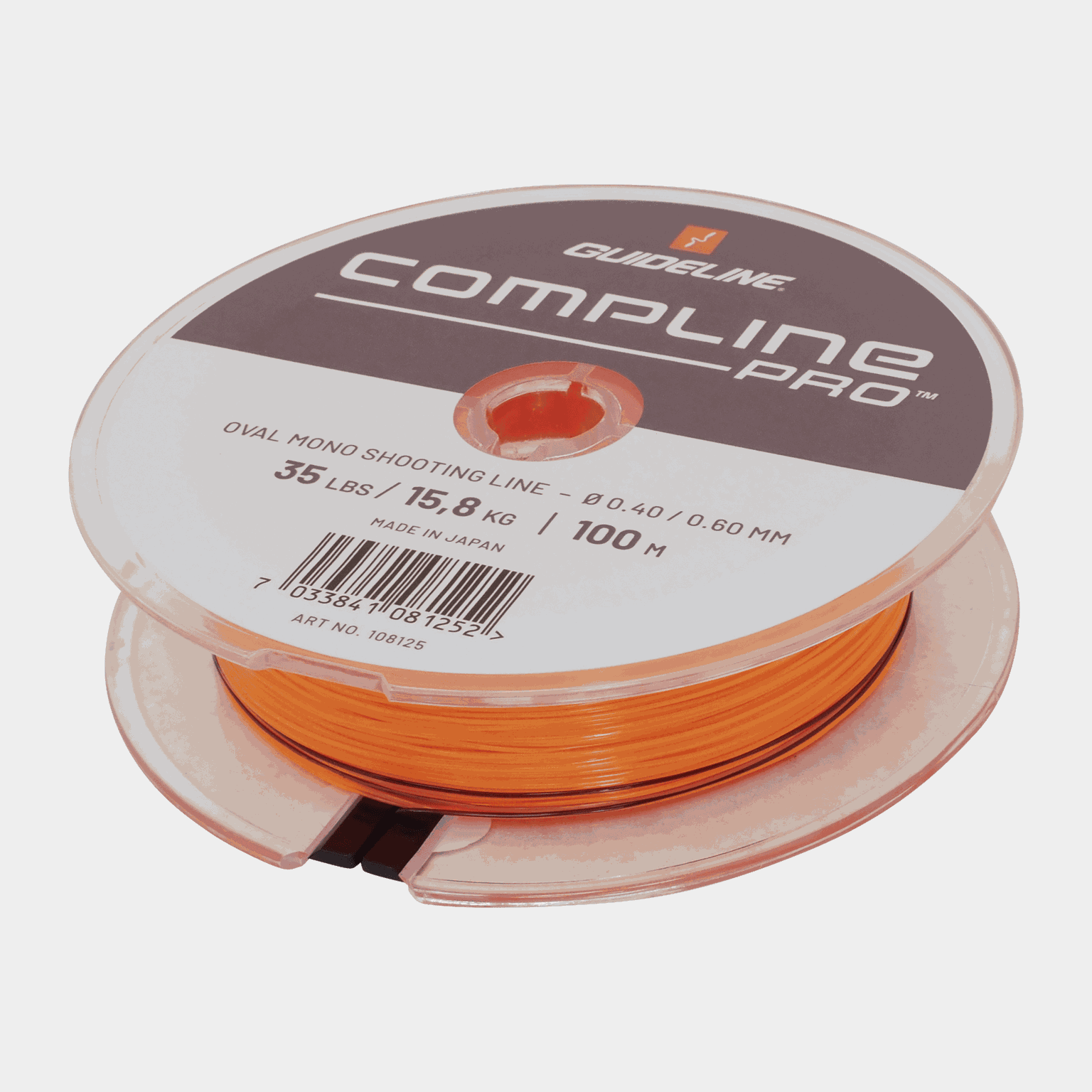 Compline Pro 100m 35lbs, skyteline, mono - Fluesnøre - Orange | XXL