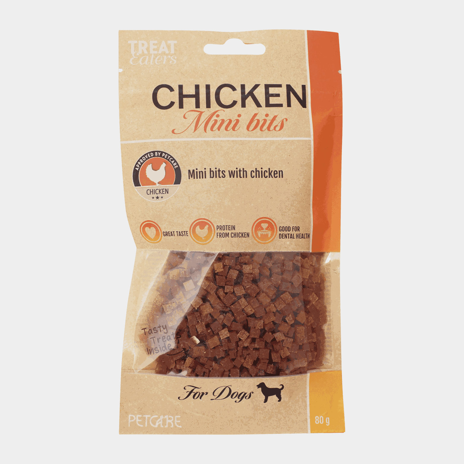 Mini Bits Chicken 80g, godbiter til hund - full image 1