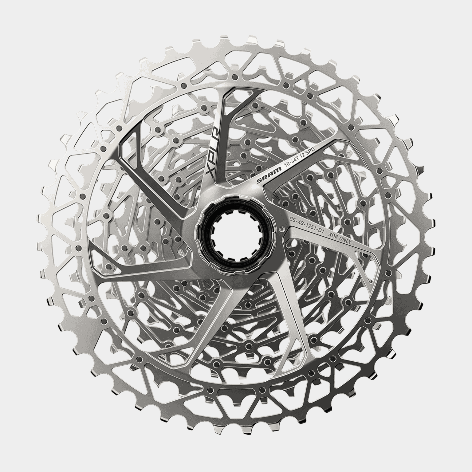 Cassette XG-1251 12 speed 10-44TSilver, kassett - full image 3