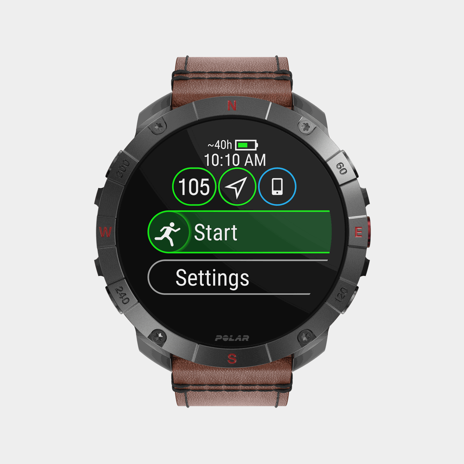 Grit X2 Pro Titanium, smartklokke, multisportklokke - full image 1