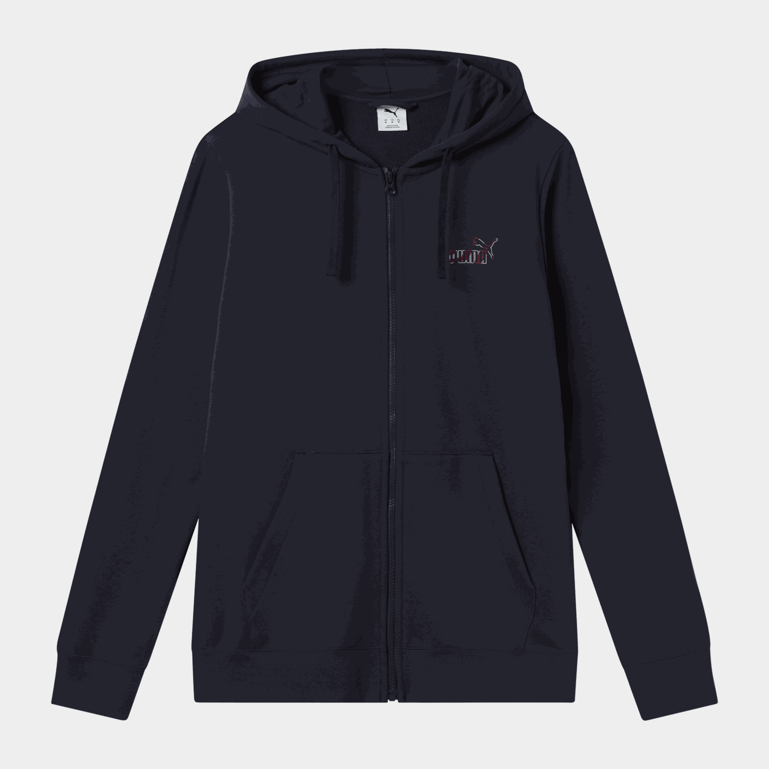 ESS Zip Hoodie Small Logo Tr, hettejakke, herre - full image 1