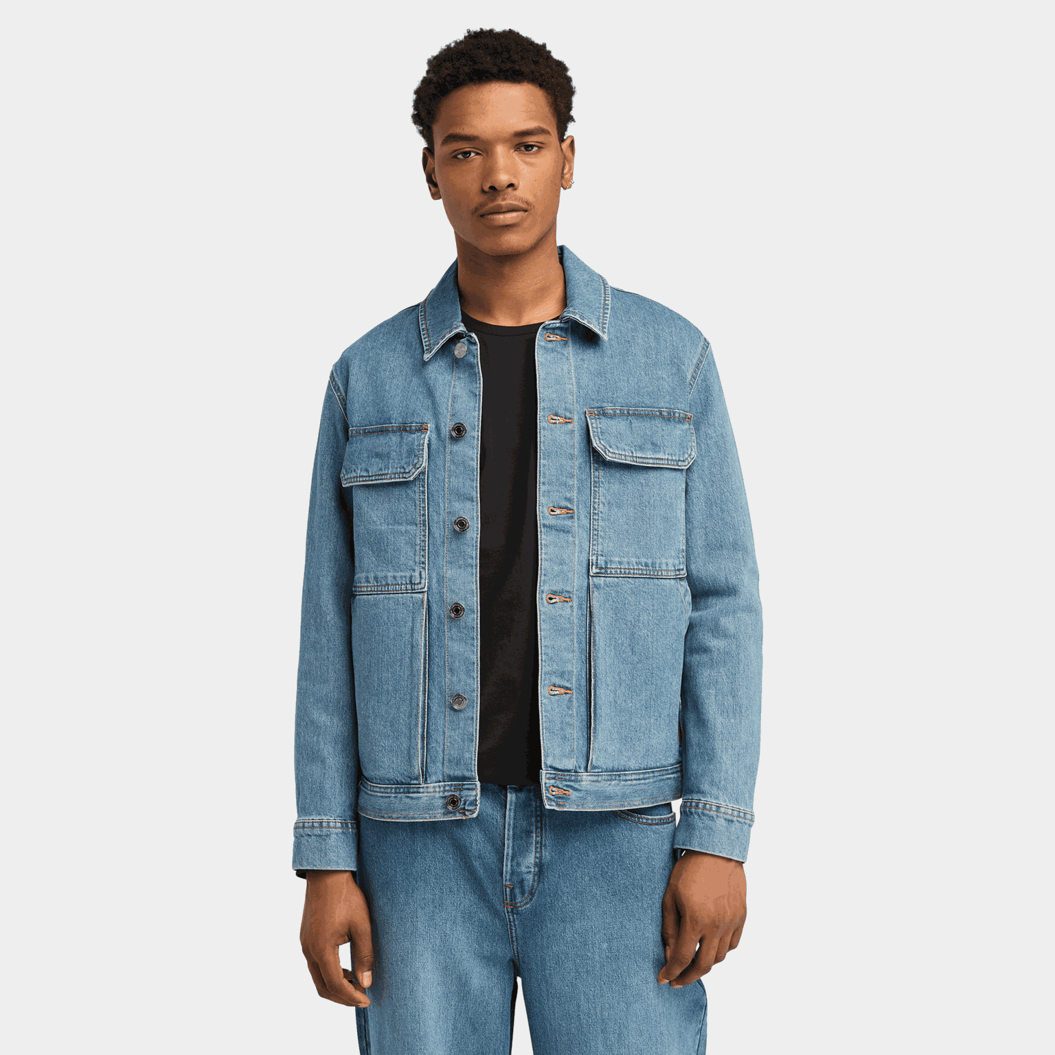 Refibra Denim Trucker J, jakke, herre - full image 2