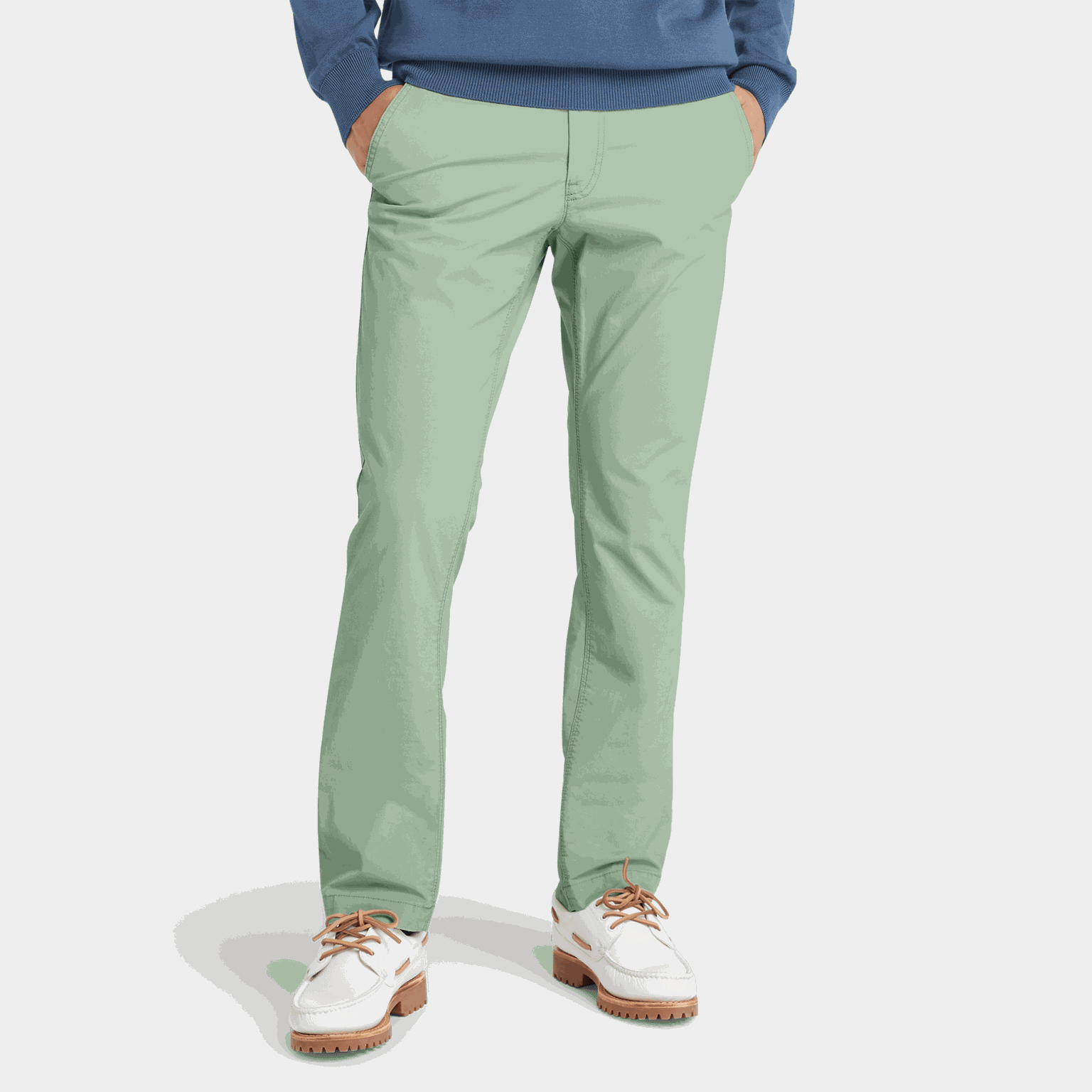 Poplin Chino Pant, bukse, herre - full image 1