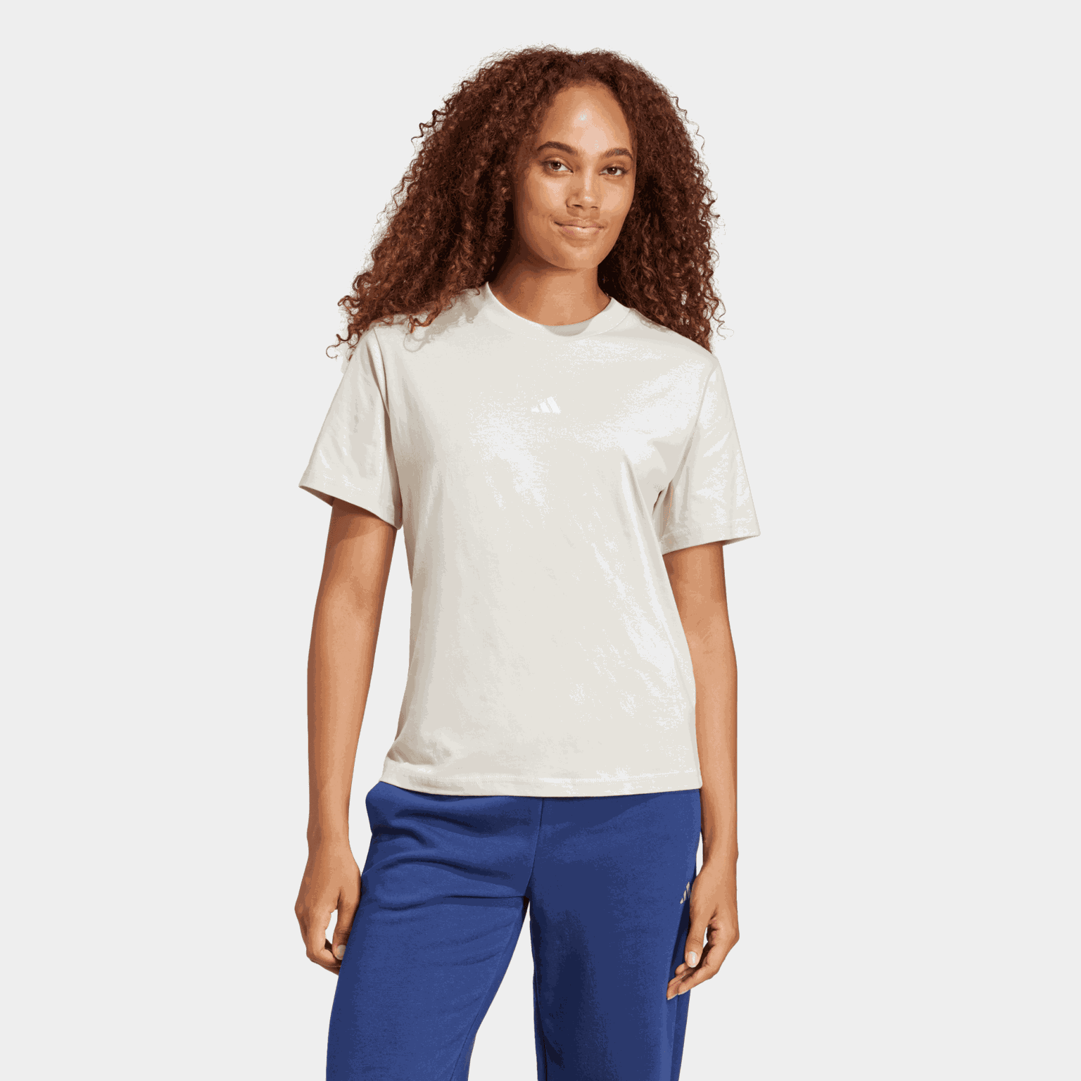 Essentials Small Logo Cotton T-Shirt, t-skjorte, dame - full image 1