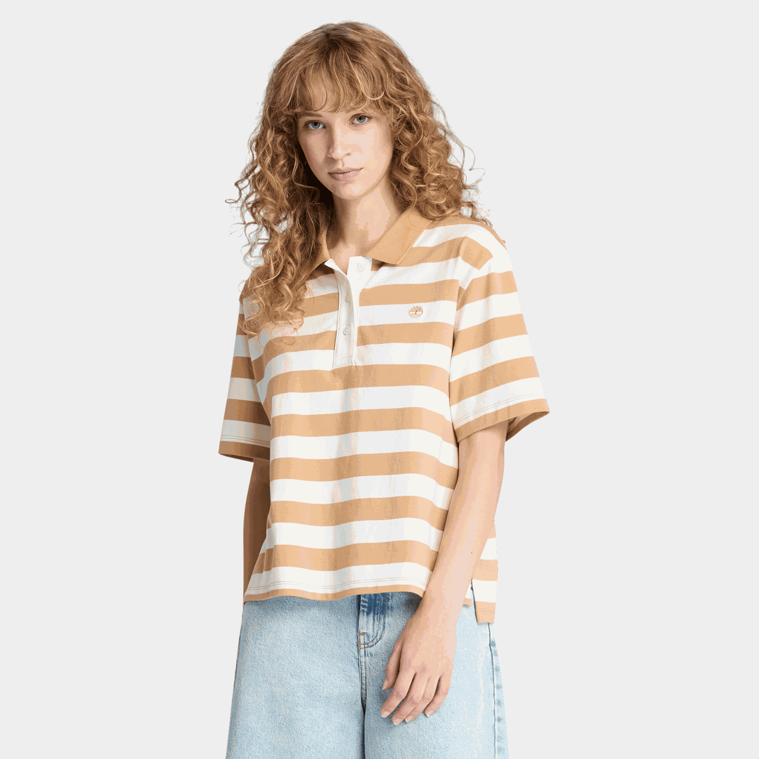 Short-Sleeve Polo Shirt, t-skjorte, dame - full image 2